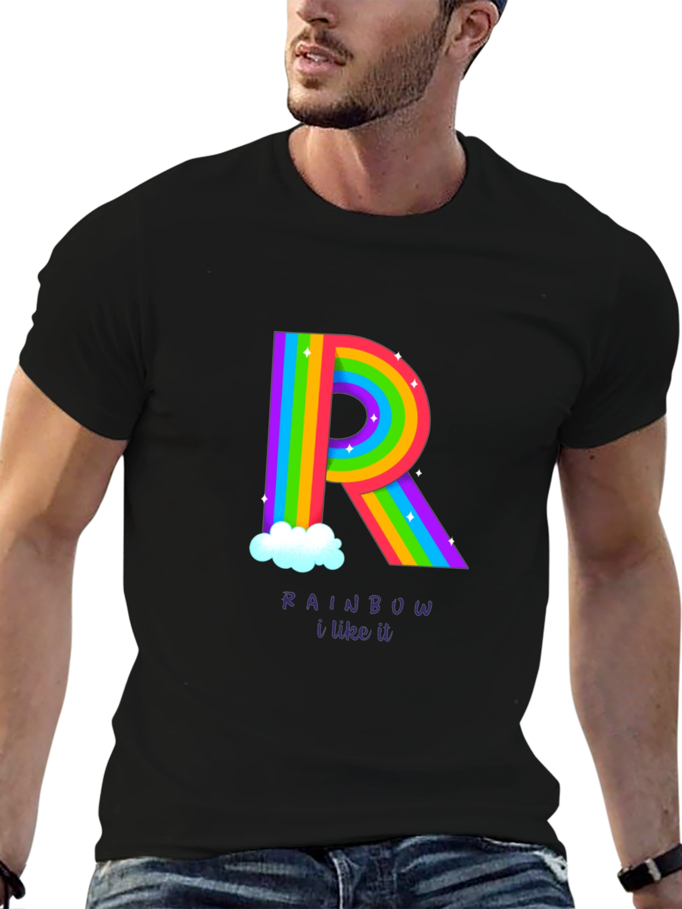 Rainbow R T-Shirt - I Like It!