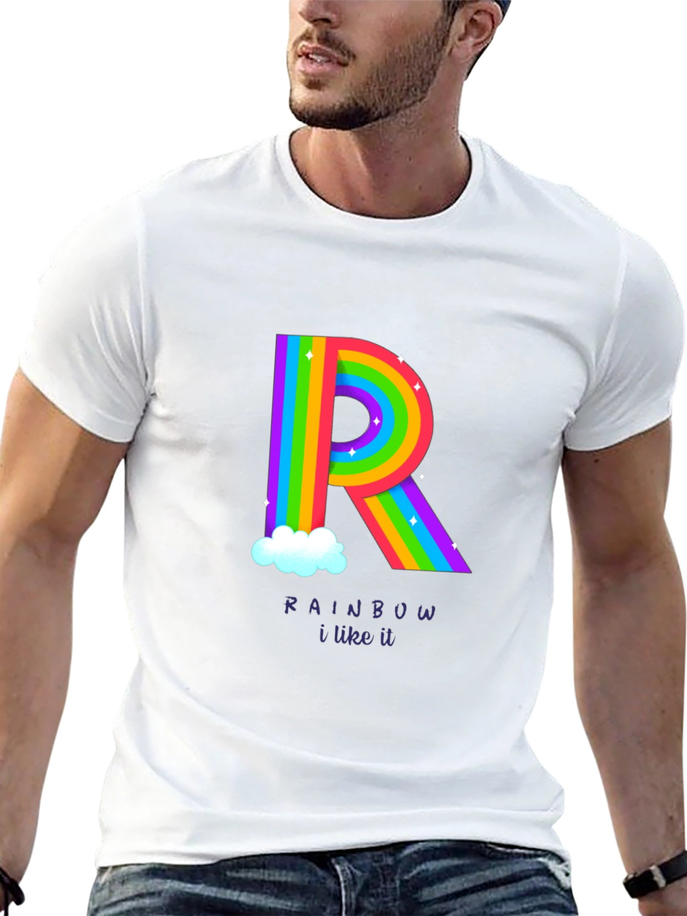 Rainbow R T-Shirt - I Like It!