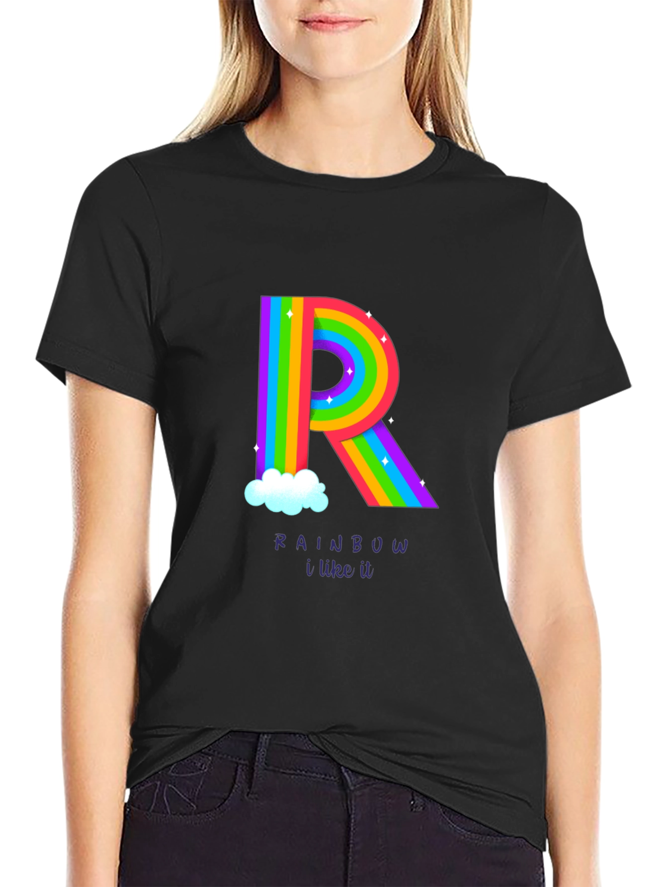 Rainbow R T-Shirt - I Like It!
