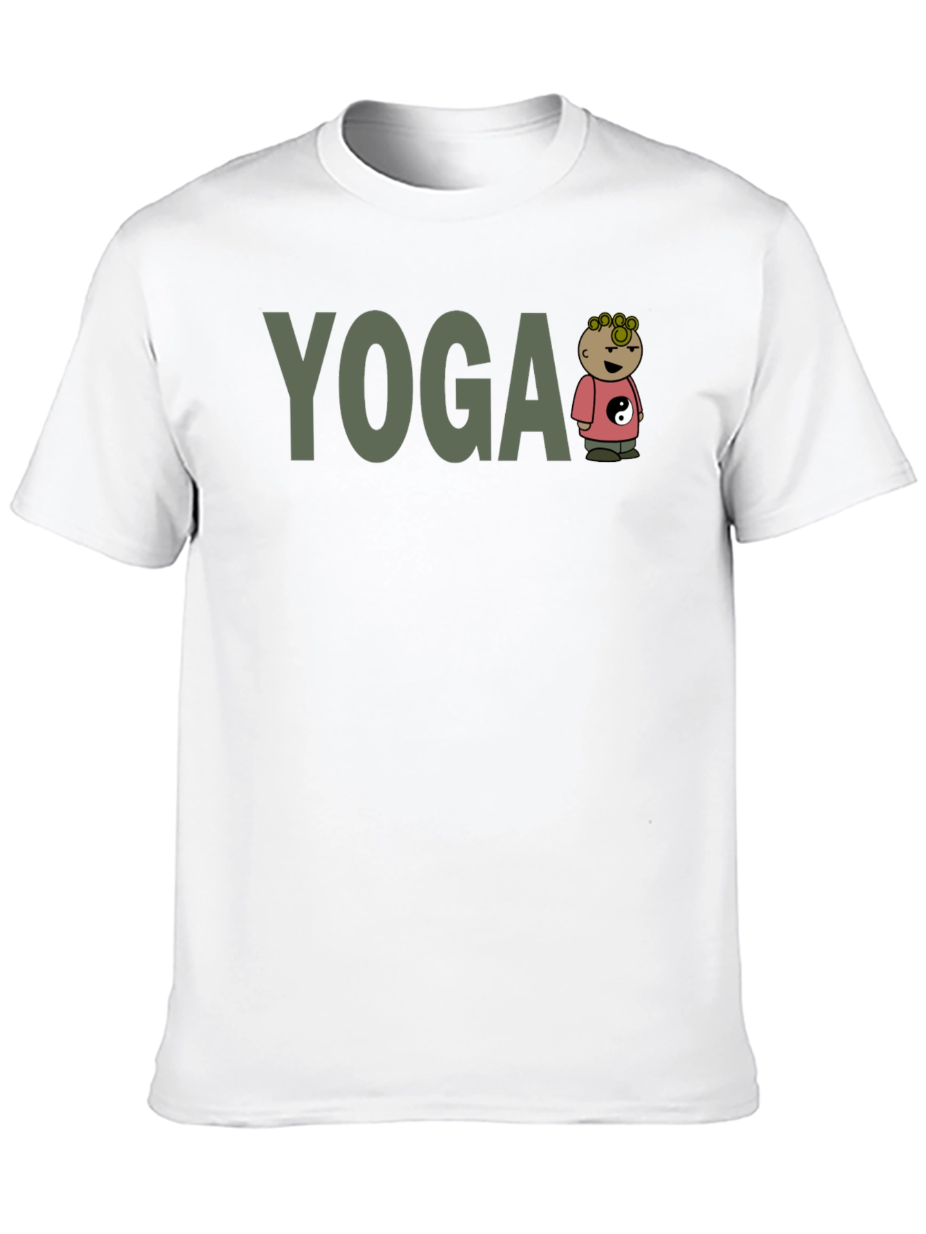 Yoga Cartoon Character Tee