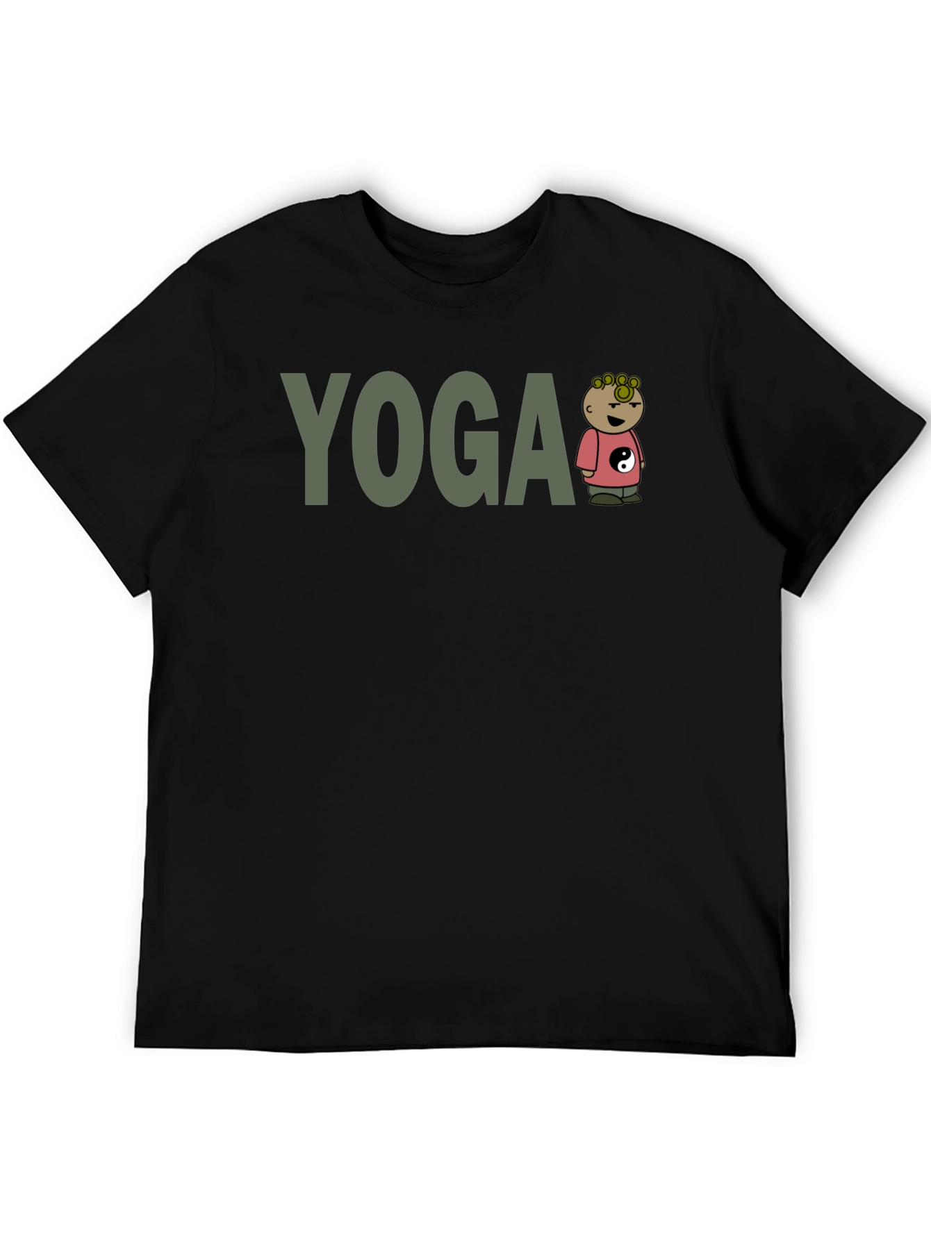 Yoga Cartoon Character Tee
