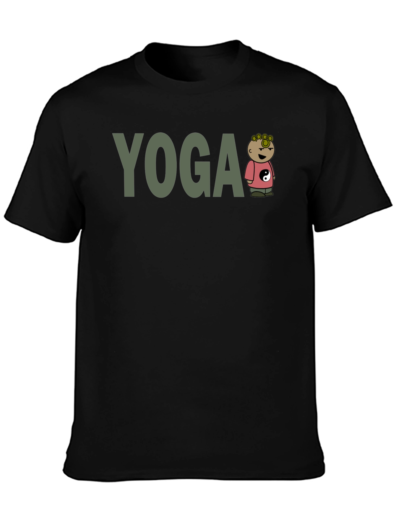 Yoga Cartoon Character Tee