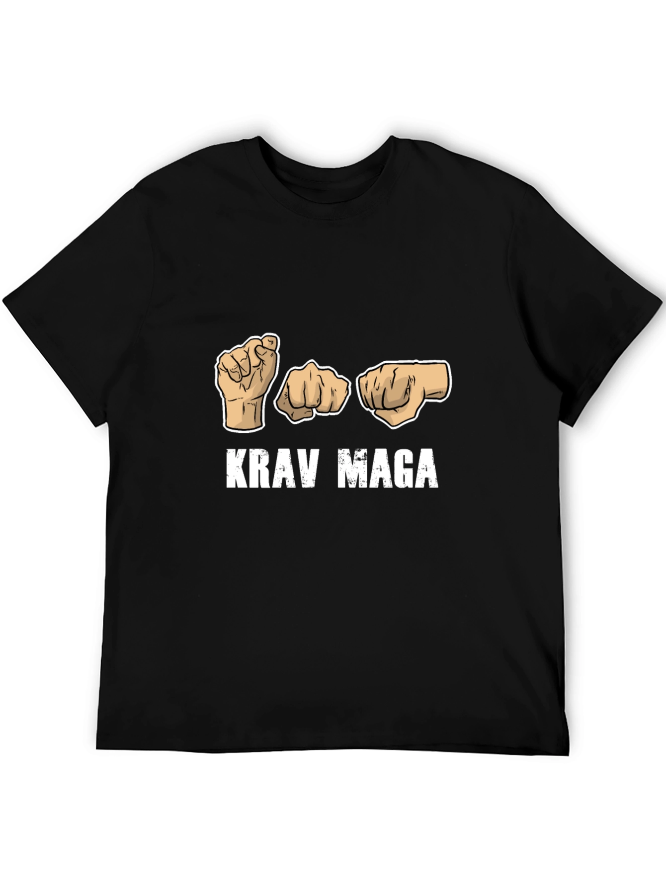 Krav Maga Fist Graphic Black T-Shirt