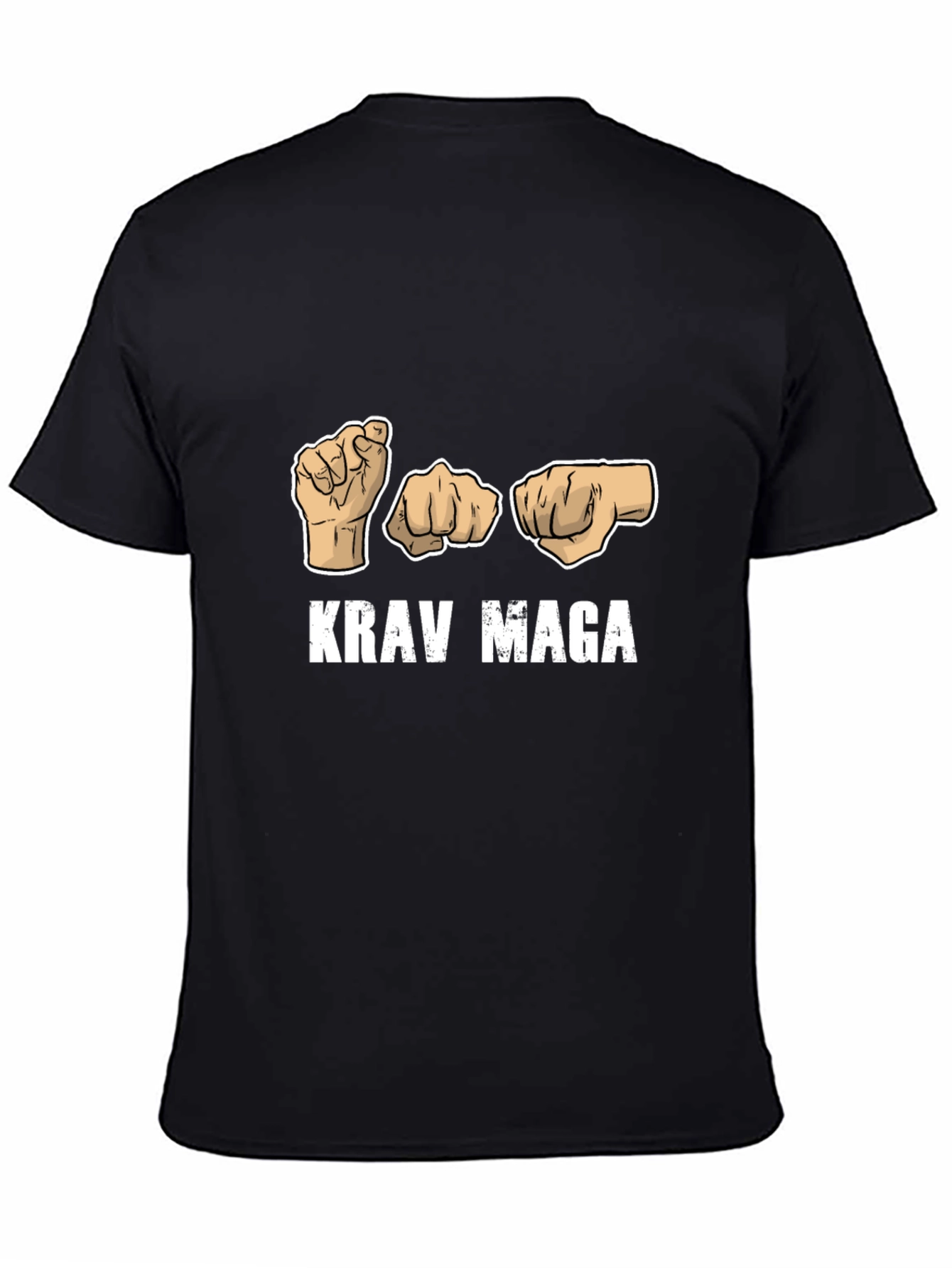 Krav Maga Fist Graphic Black T-Shirt