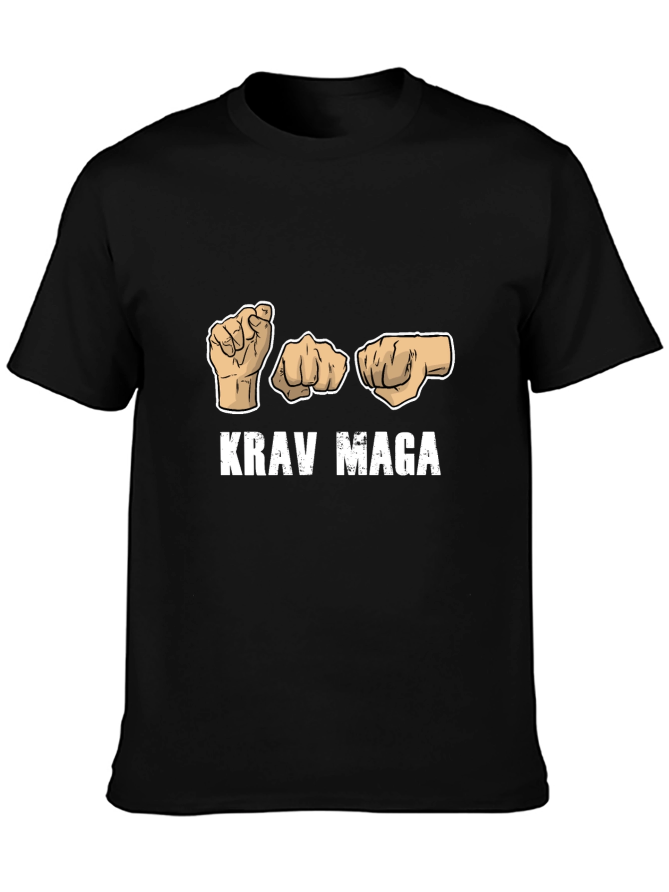 Krav Maga Fist Graphic Black T-Shirt