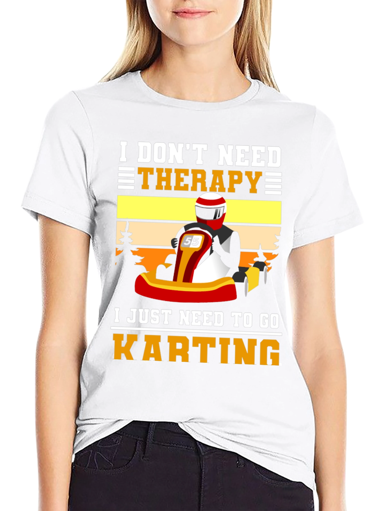 I Dont Need Therapy Go Karting T-Shirt