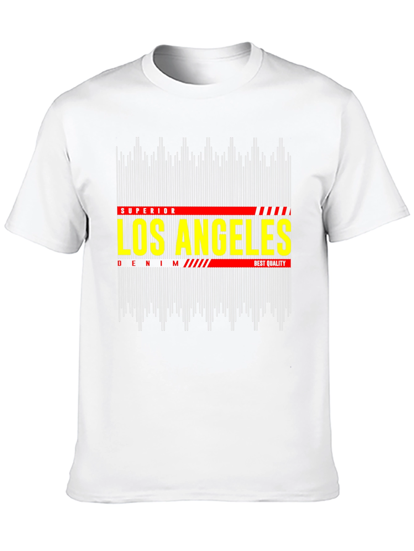 Los Angeles Graphic Tee - Black Cotton T-Shirt