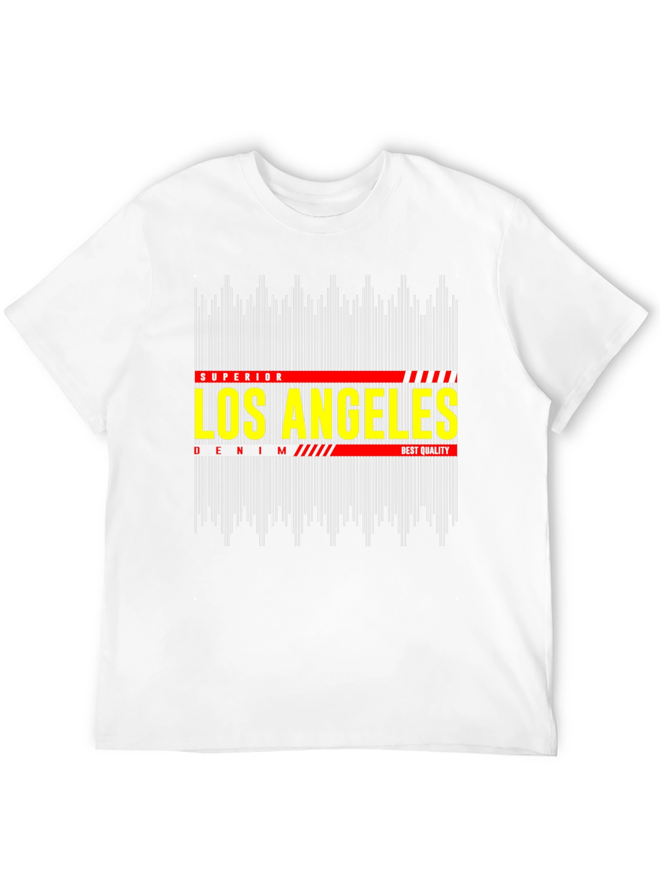 Los Angeles Graphic Tee - Black Cotton T-Shirt