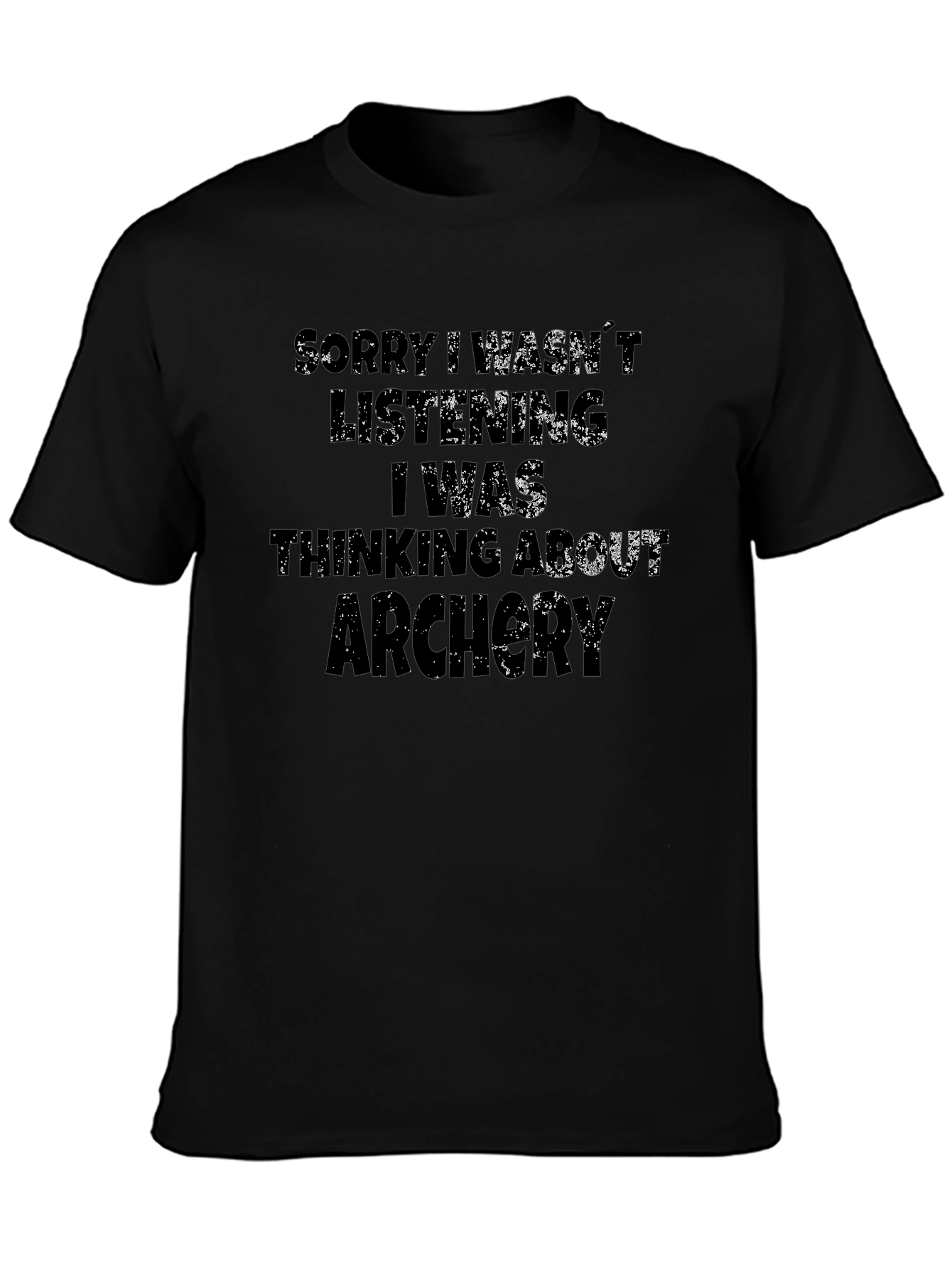 Archery Thinking Funny T-Shirt
