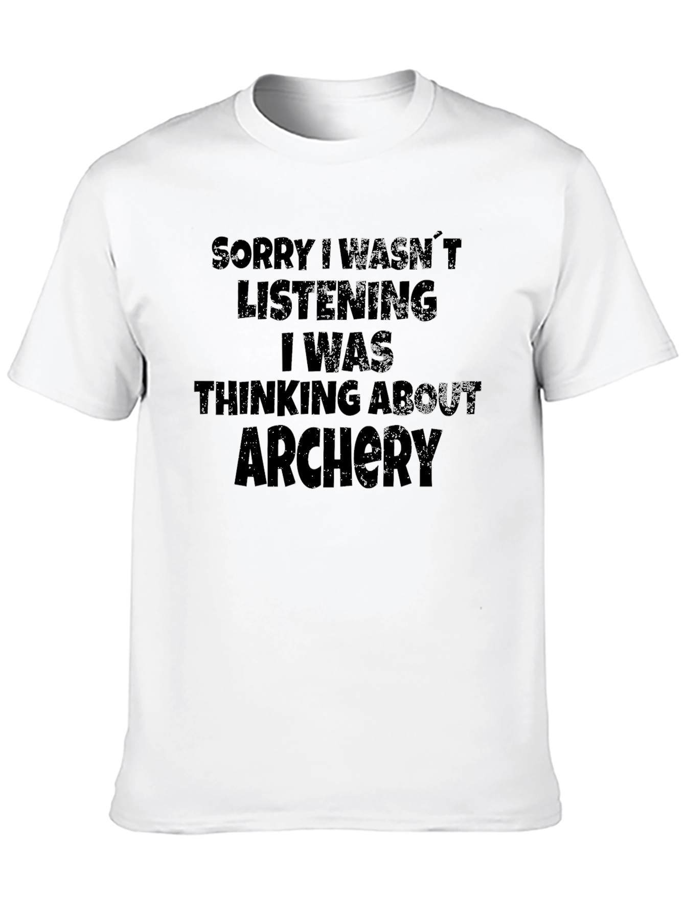 Archery Thinking Funny T-Shirt