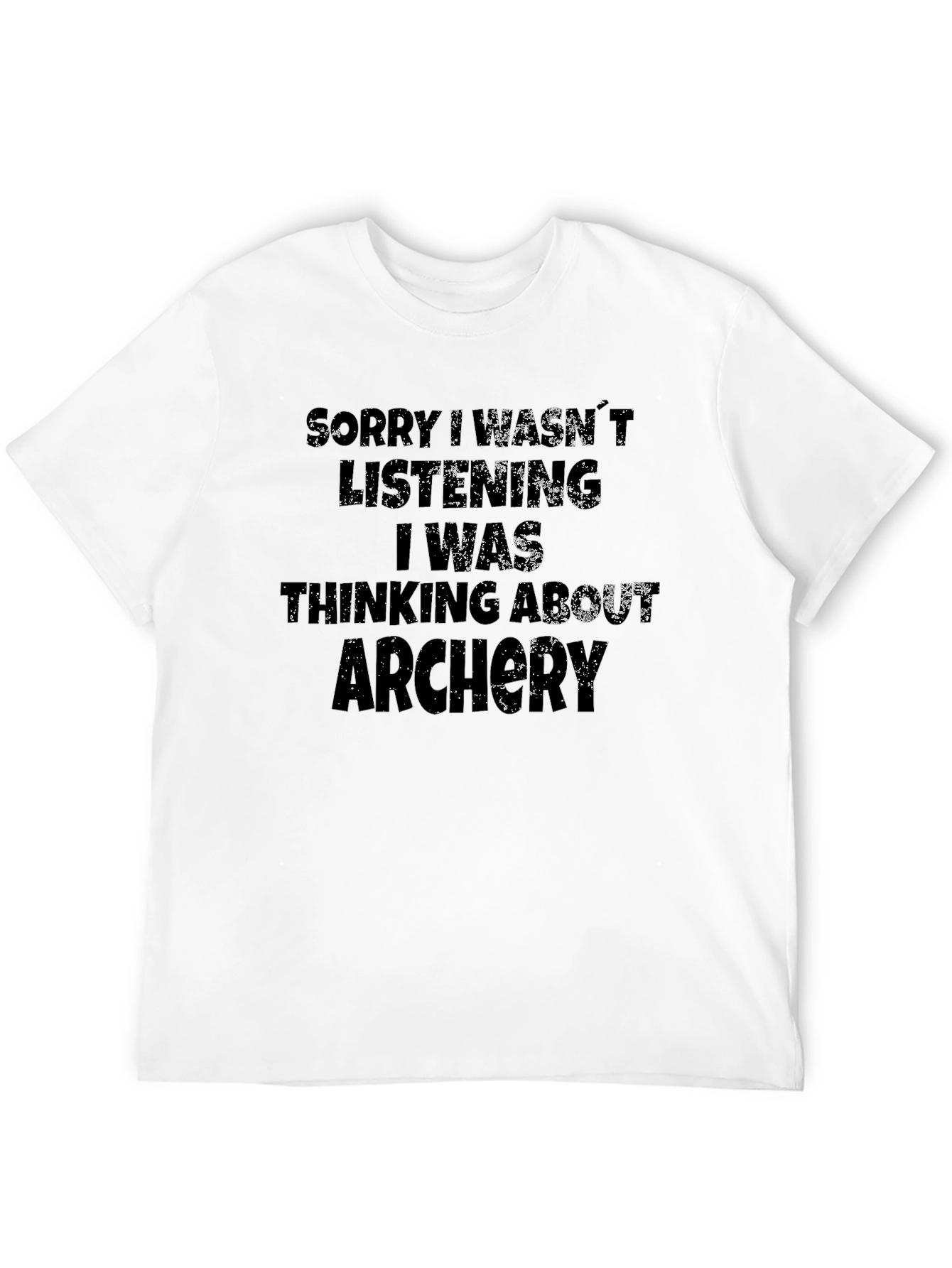 Archery Thinking Funny T-Shirt