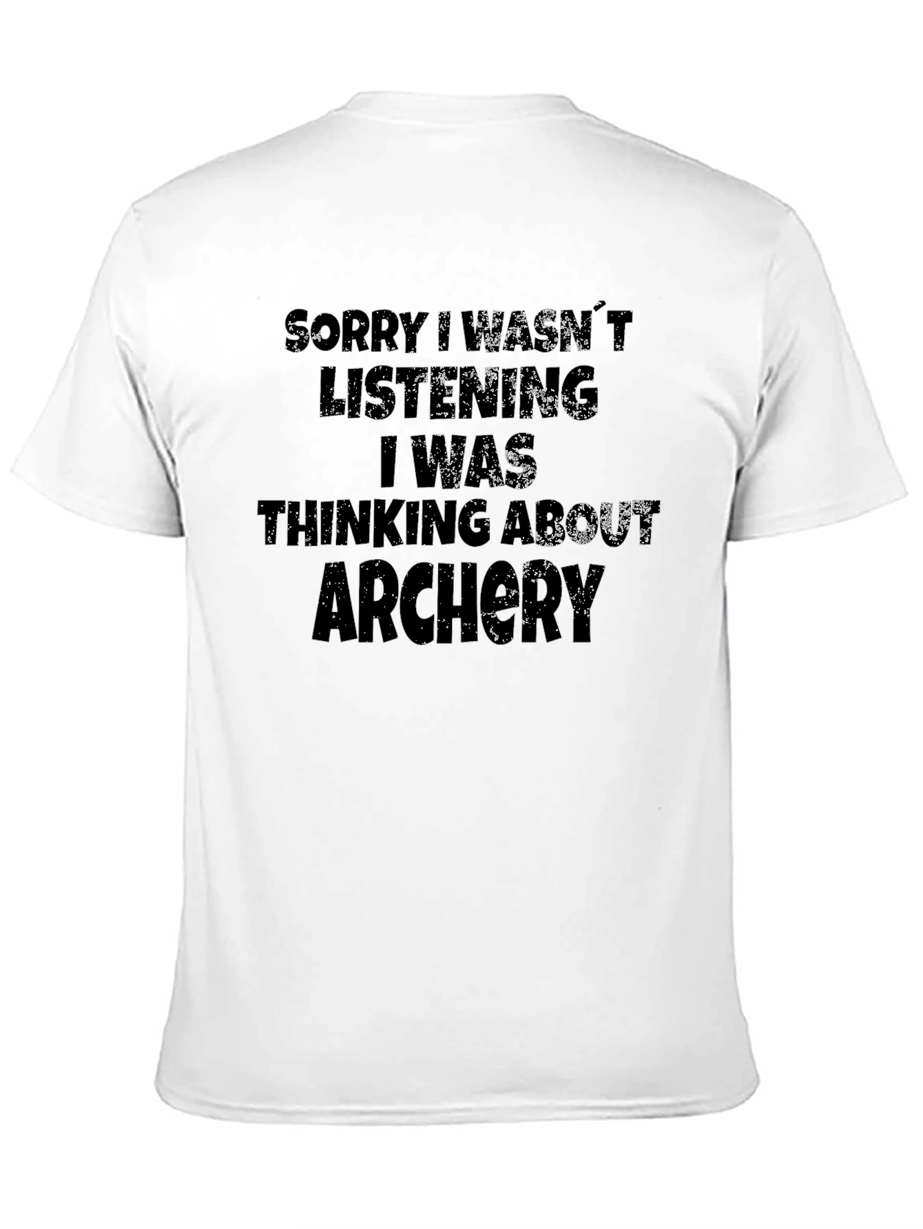 Archery Thinking Funny T-Shirt