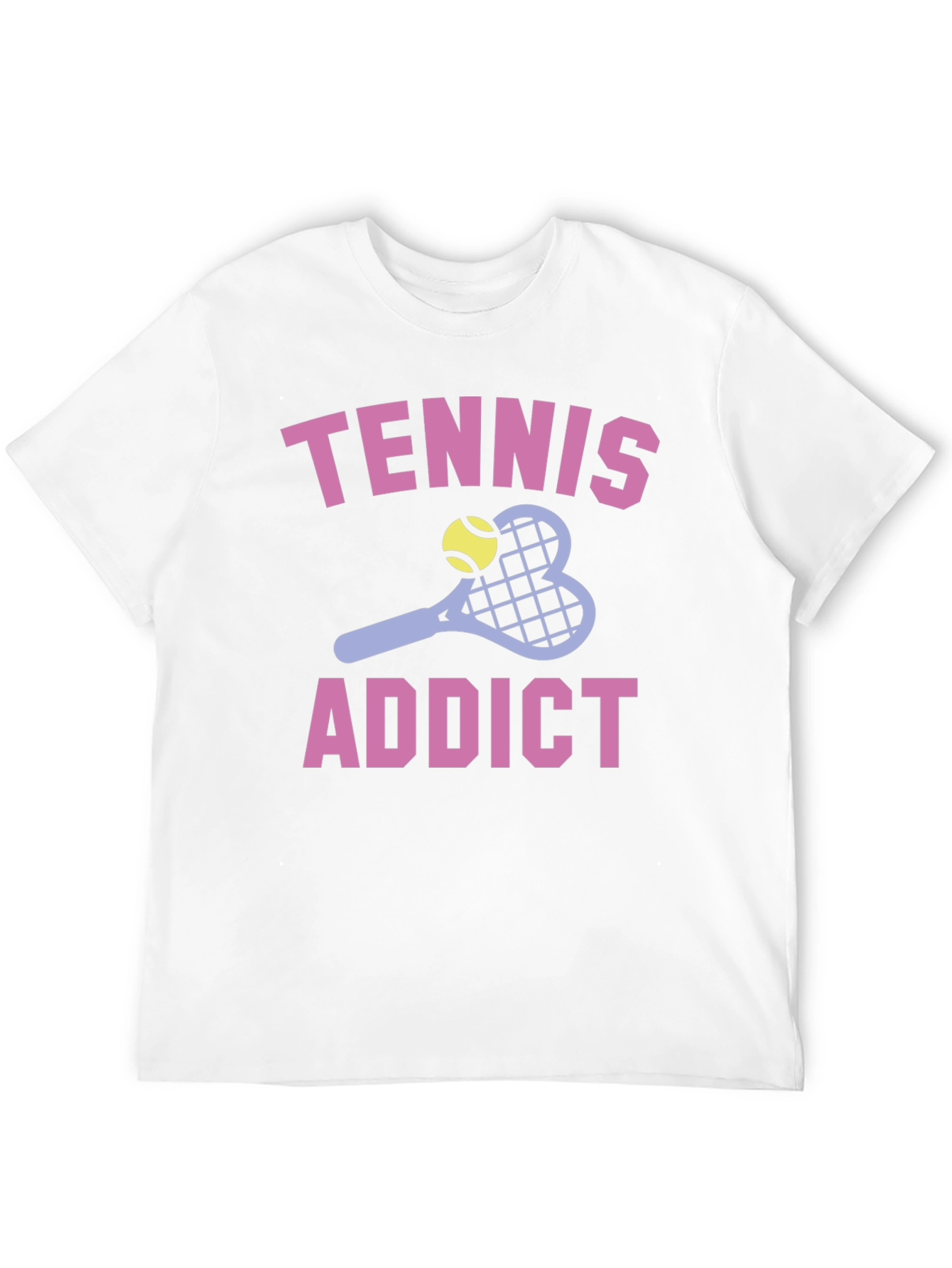 Tennis Addict Graphic T-Shirt - Soft Cotton Tee