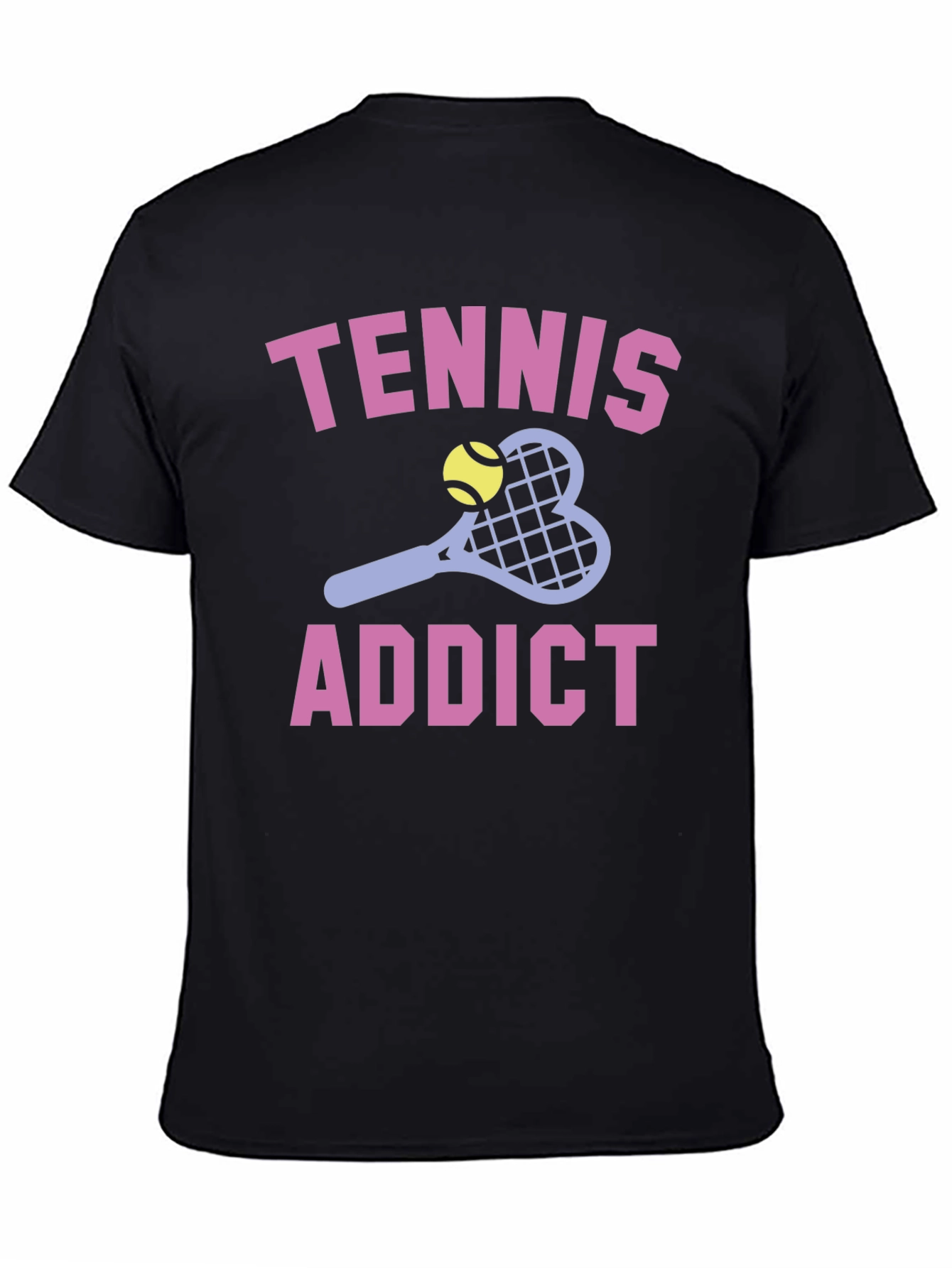 Tennis Addict Graphic T-Shirt - Soft Cotton Tee