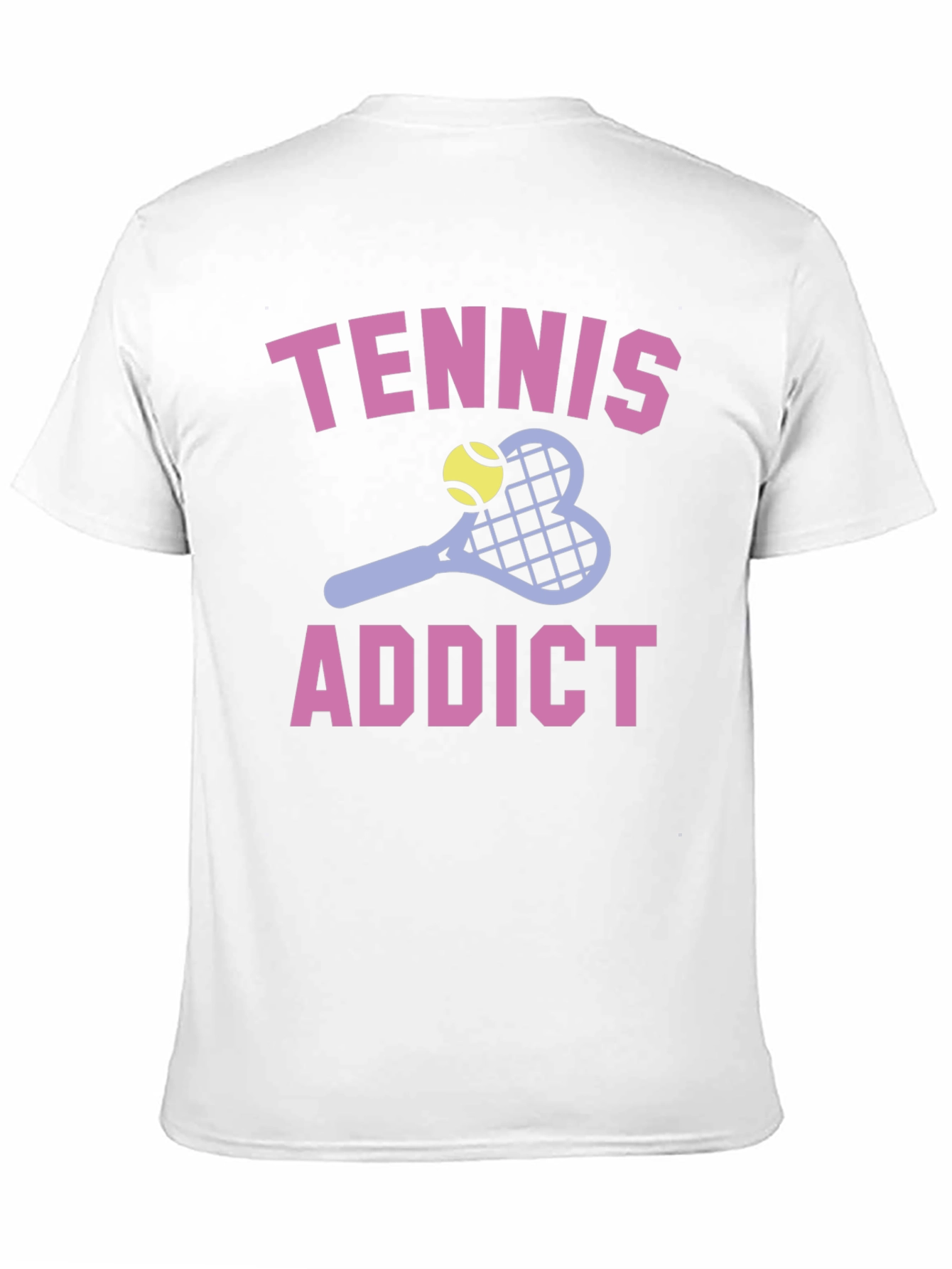 Tennis Addict Graphic T-Shirt - Soft Cotton Tee