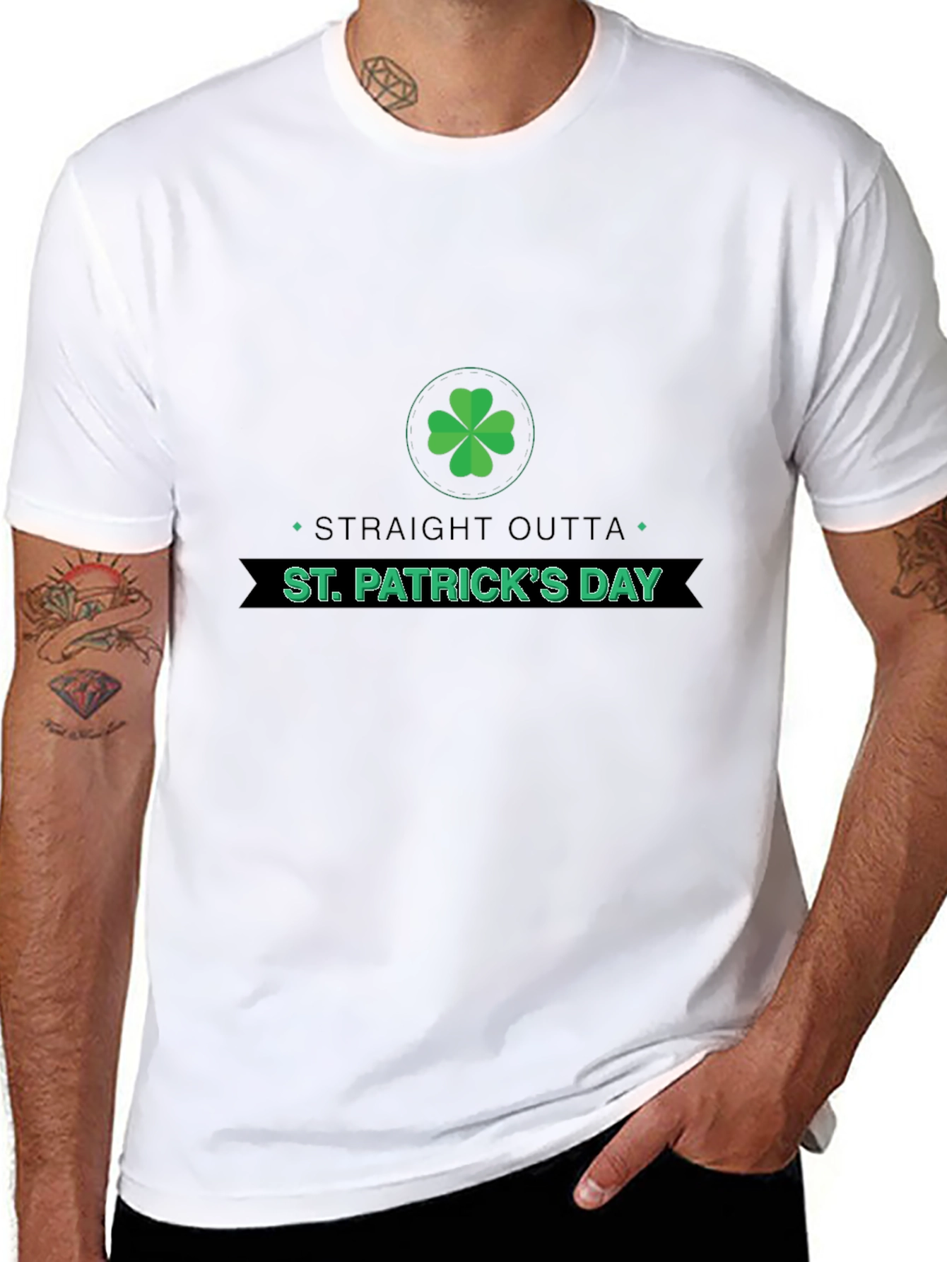 St. Patricks Day T-Shirt - Straight Outta Luck!