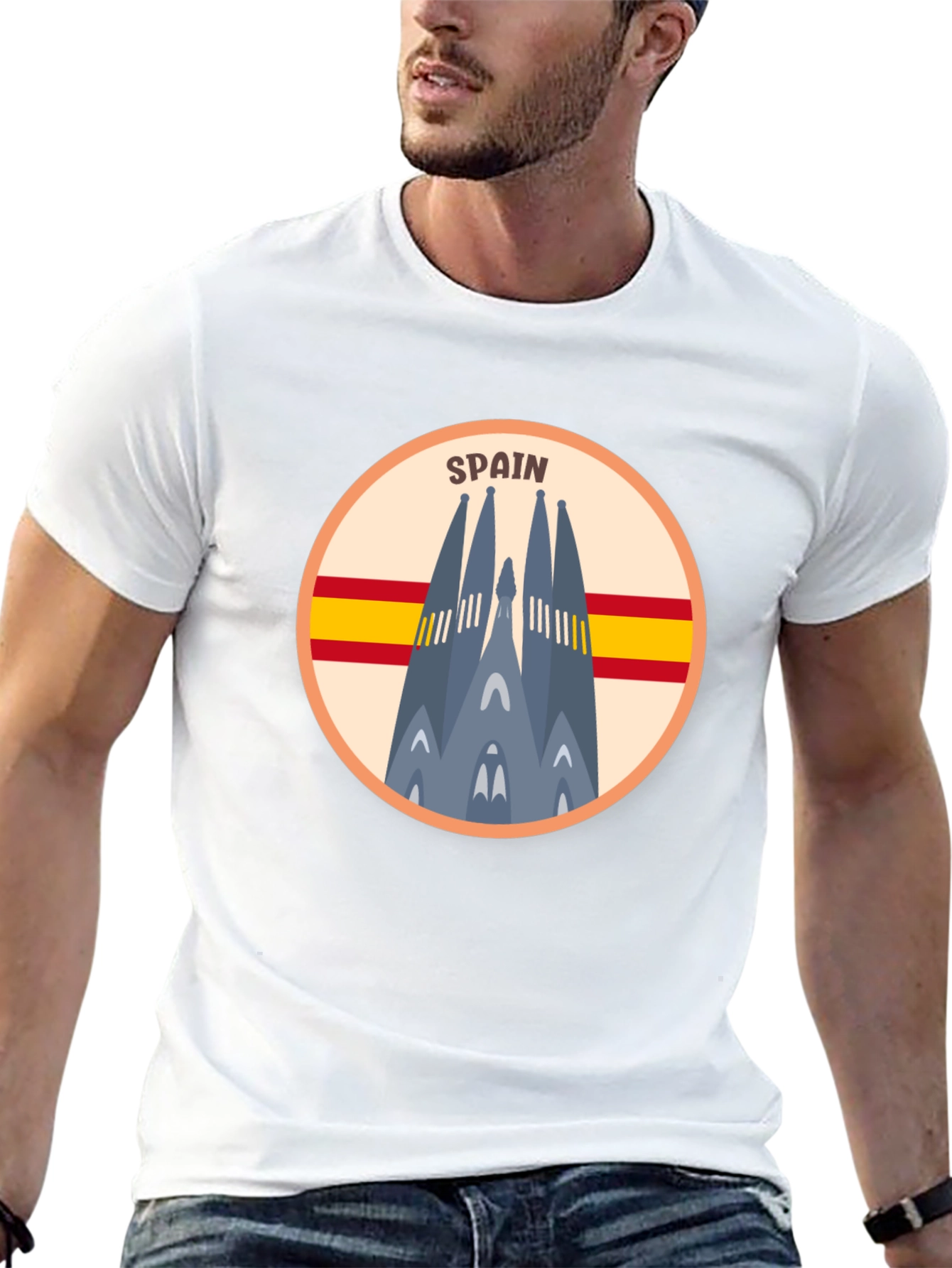 Spain Sagrada Familia Graphic Tee