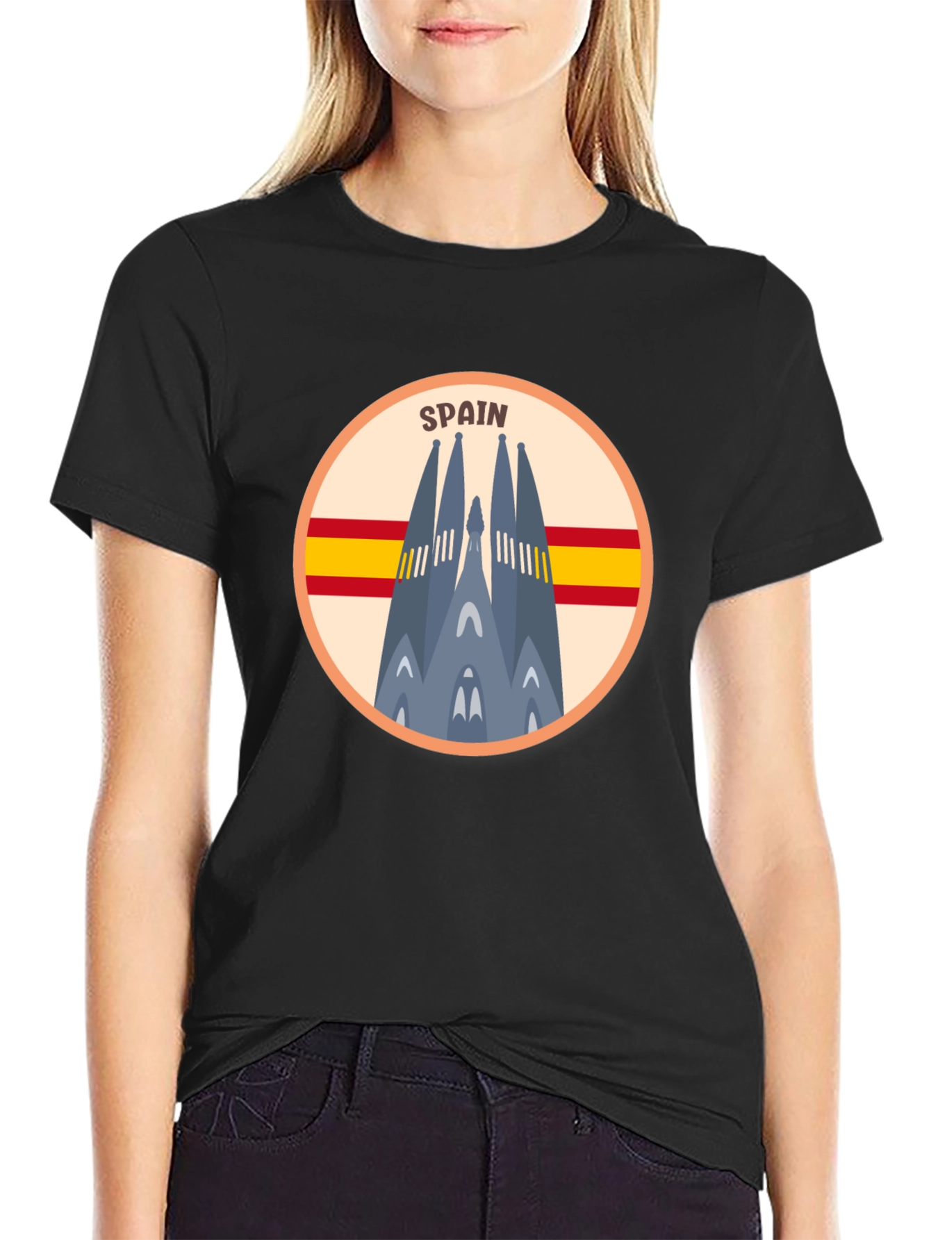 Spain Sagrada Familia Graphic Tee