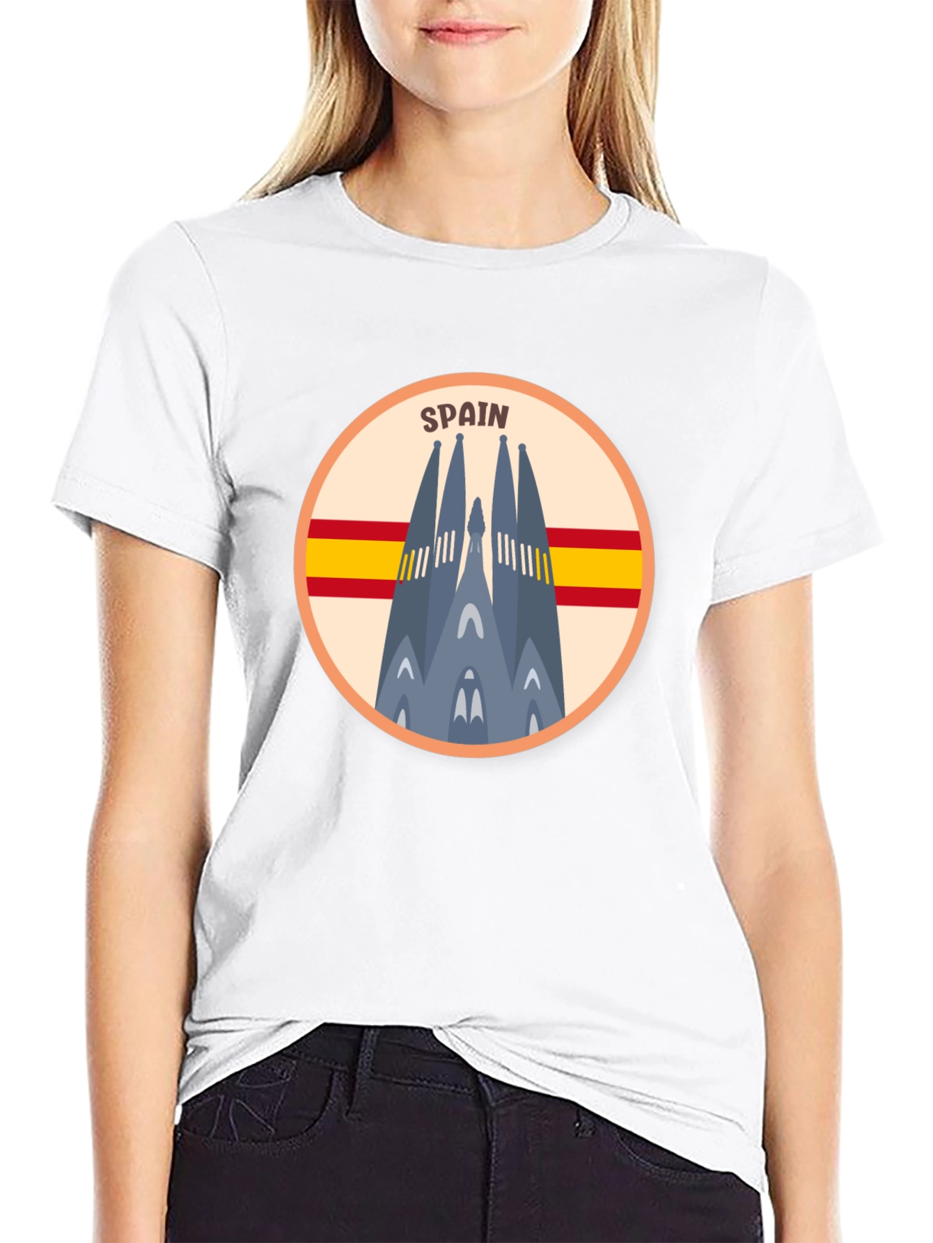 Spain Sagrada Familia Graphic Tee
