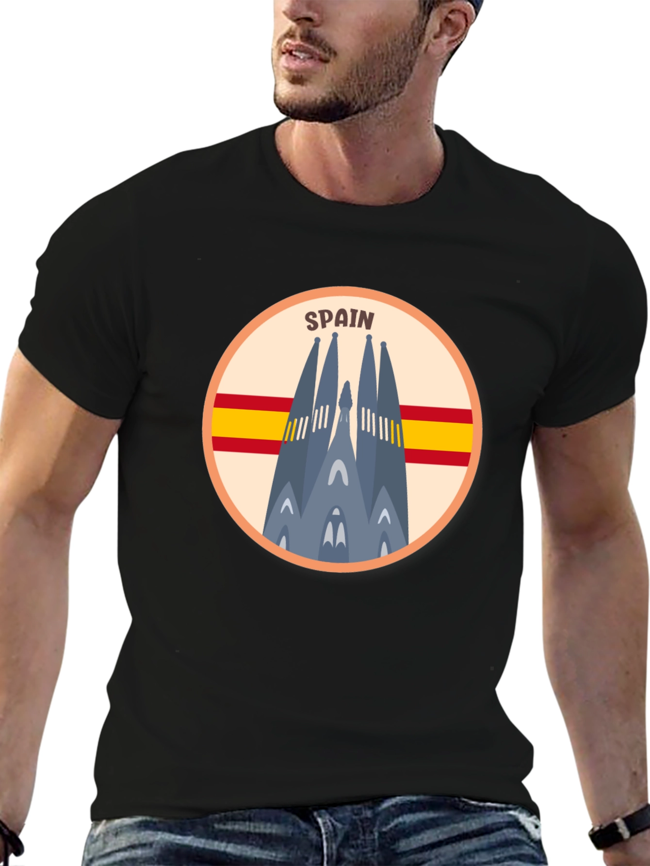 Spain Sagrada Familia Graphic Tee