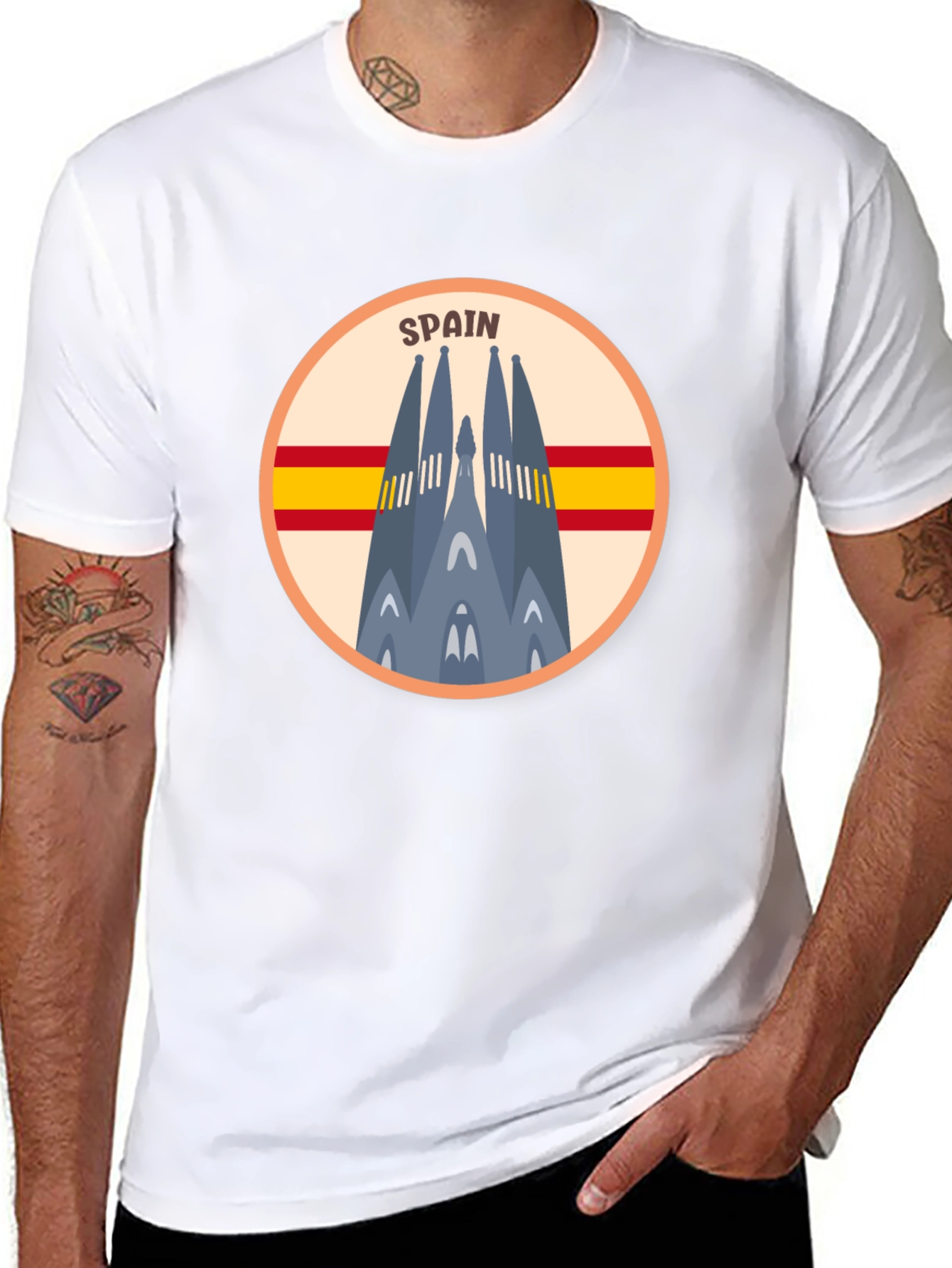 Spain Sagrada Familia Graphic Tee