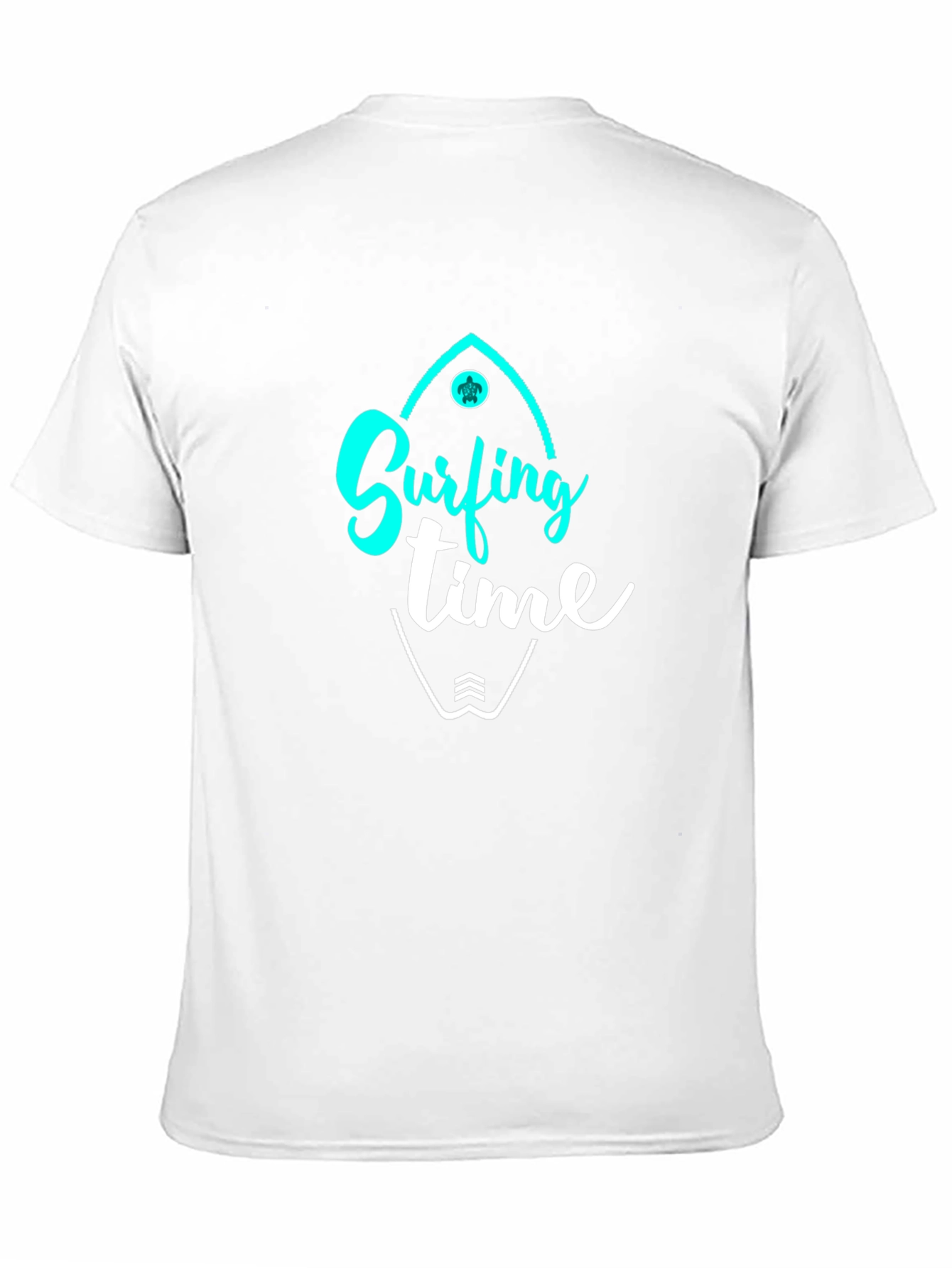 Surfing Time Black Graphic Tee