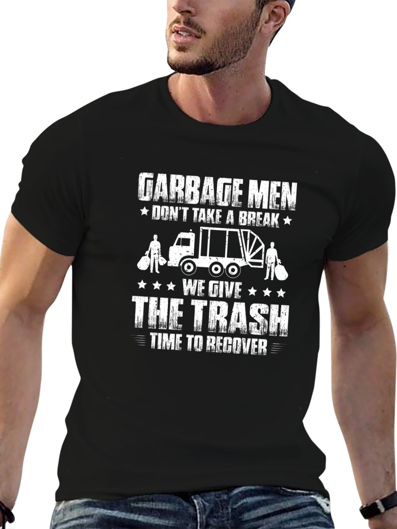 Garbage Men Time to Recover Graphic T-Shirt