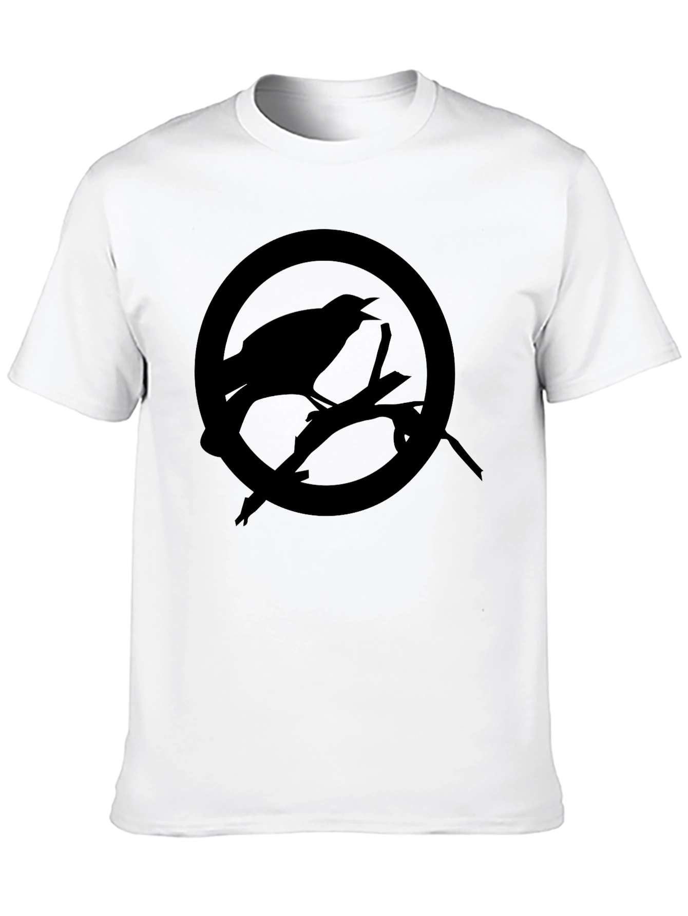 Raven Circle Graphic Tee - Mens Black T-Shirt