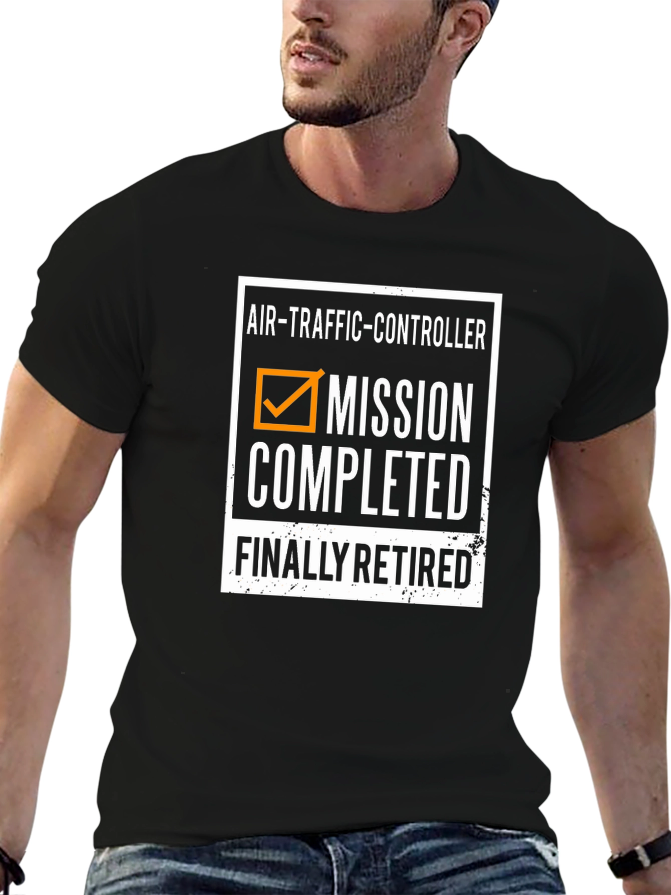 Air Traffic Controller Retired T-Shirt Mission Completed
