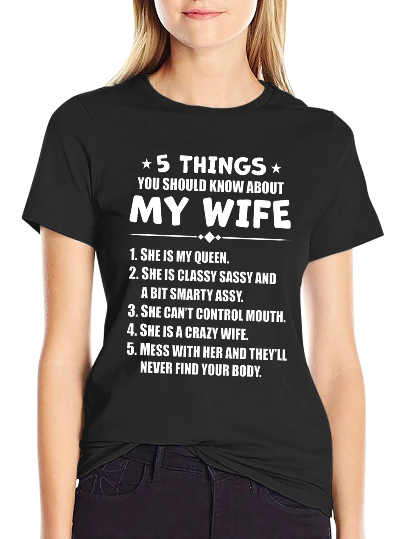 5 Things You Should Know About My Wife T-Shirt