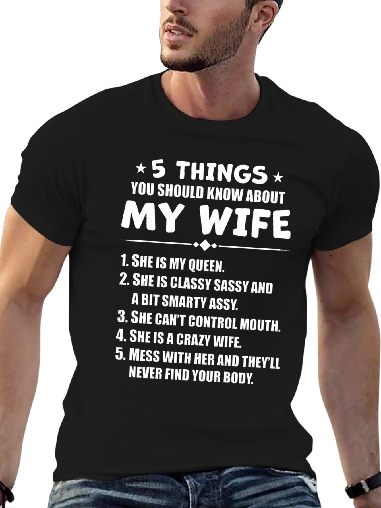 5 Things You Should Know About My Wife T-Shirt