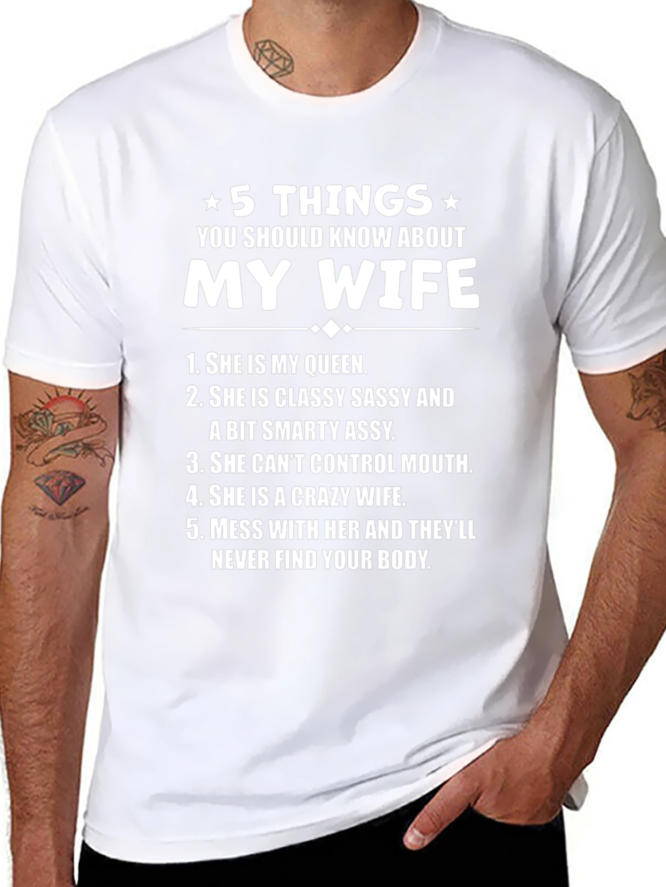 5 Things You Should Know About My Wife T-Shirt