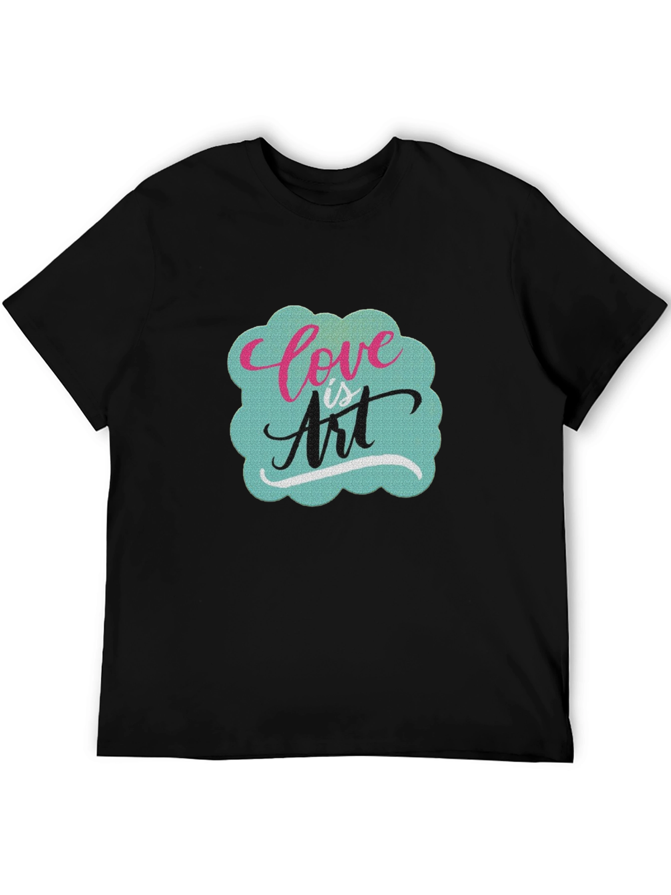 Love is Art Graphic Tee - Soft Cotton Blend