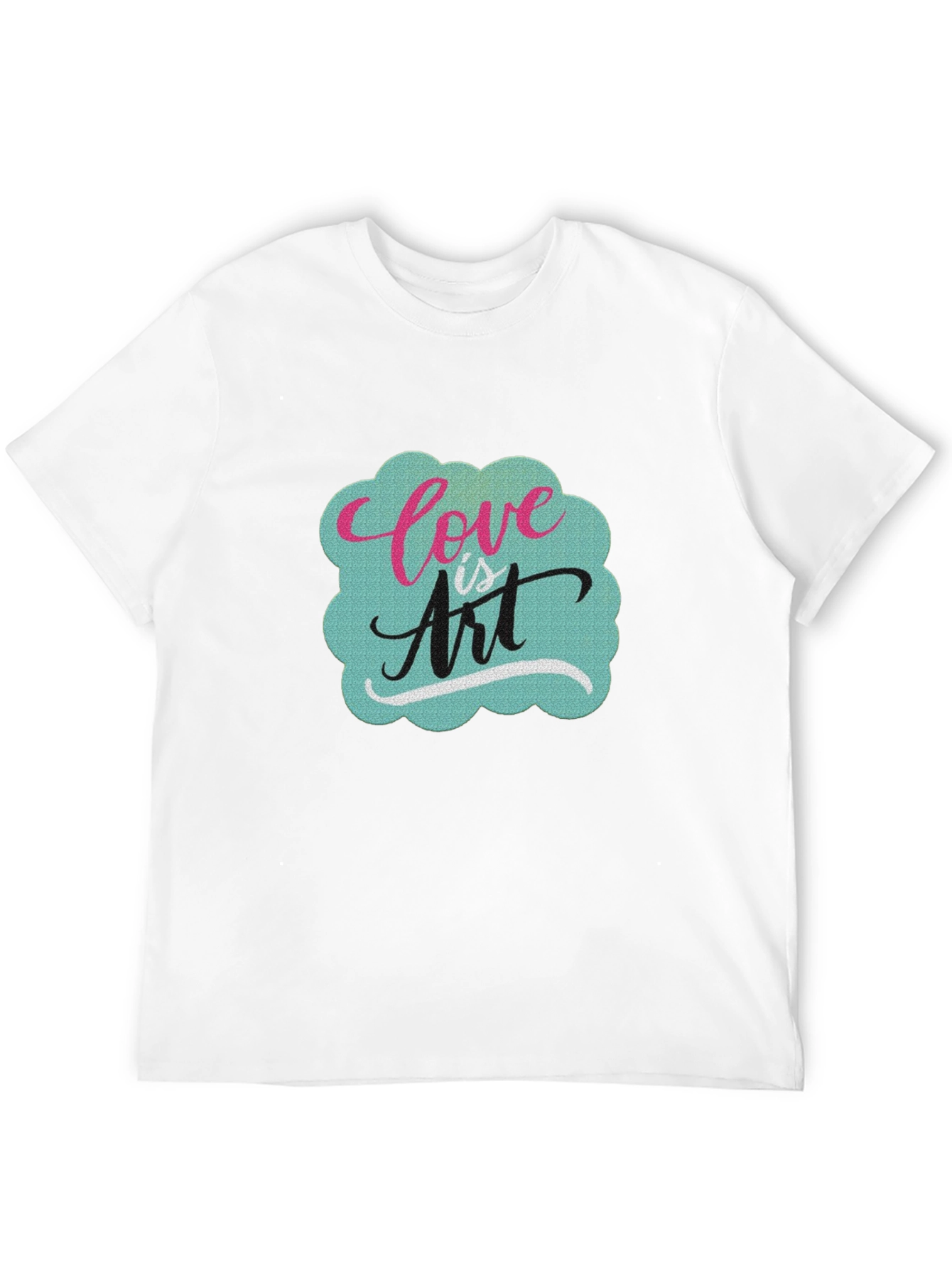 Love is Art Graphic Tee - Soft Cotton Blend