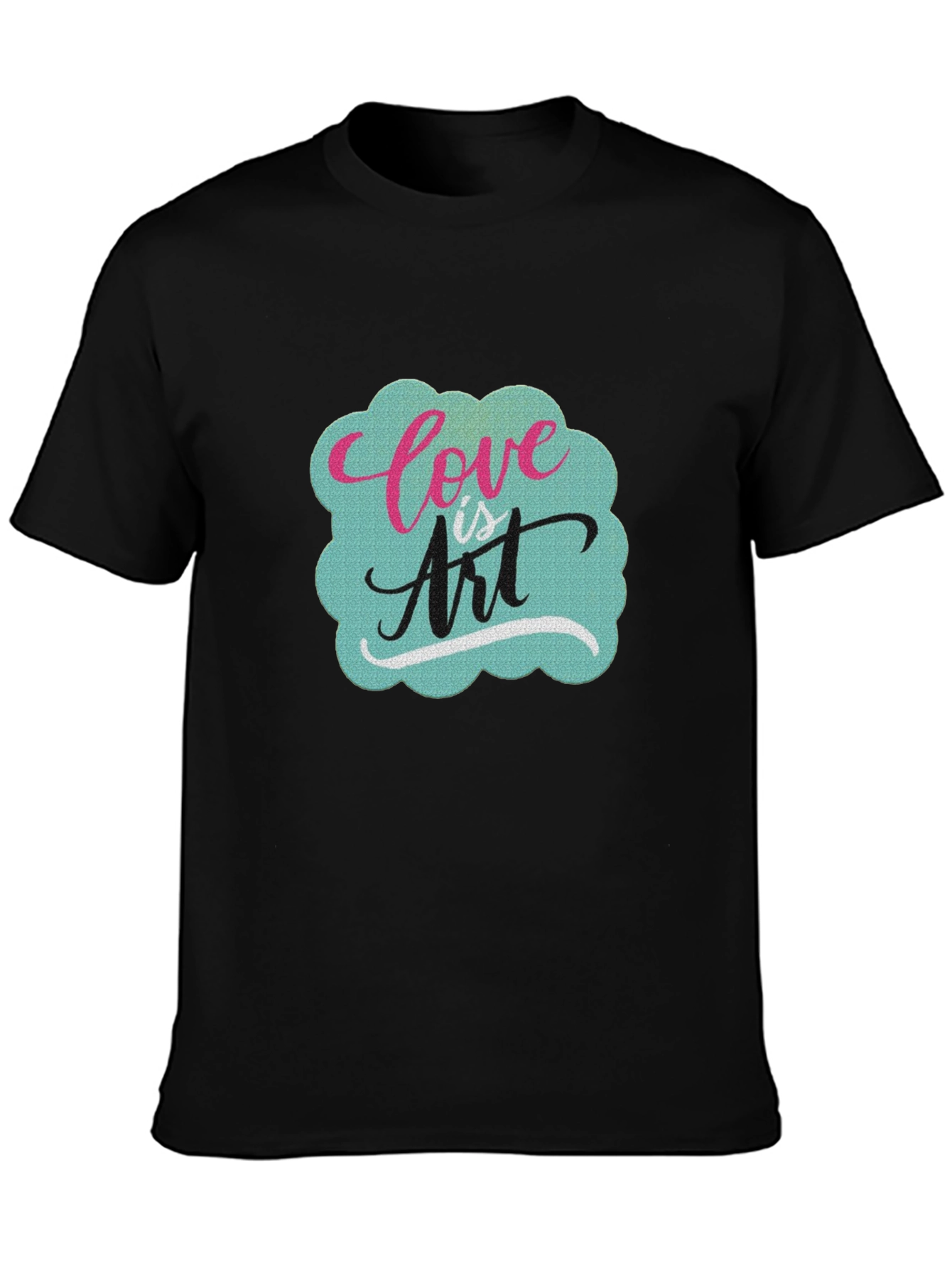 Love is Art Graphic Tee - Soft Cotton Blend