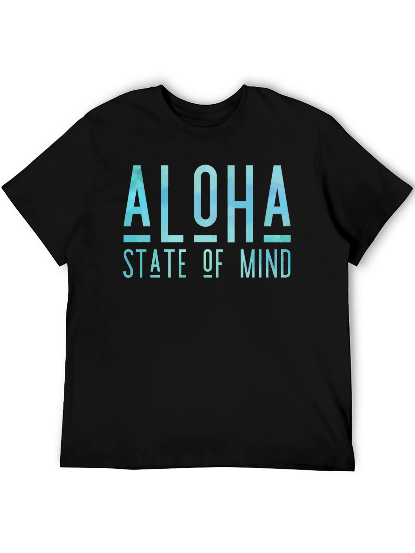 Aloha State of Mind Black Graphic T-Shirt