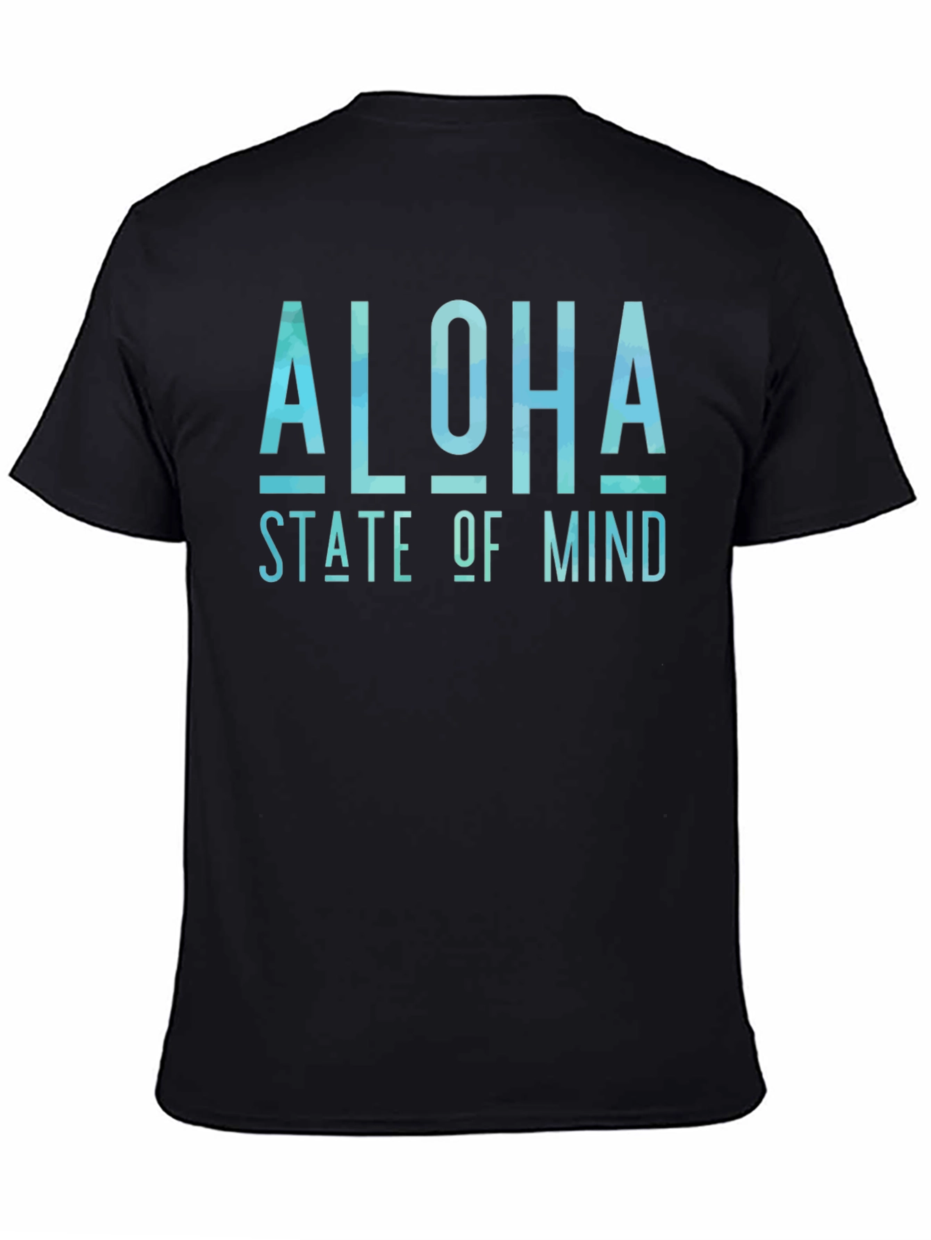 Aloha State of Mind Black Graphic T-Shirt