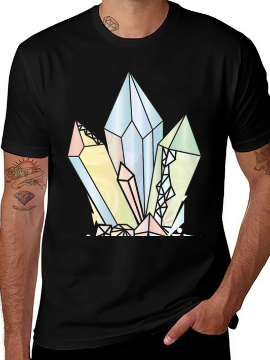 Crystal Cluster Graphic Tee - Black