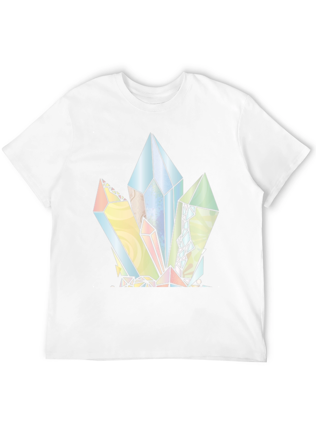 Crystal Cluster Graphic Tee - Black