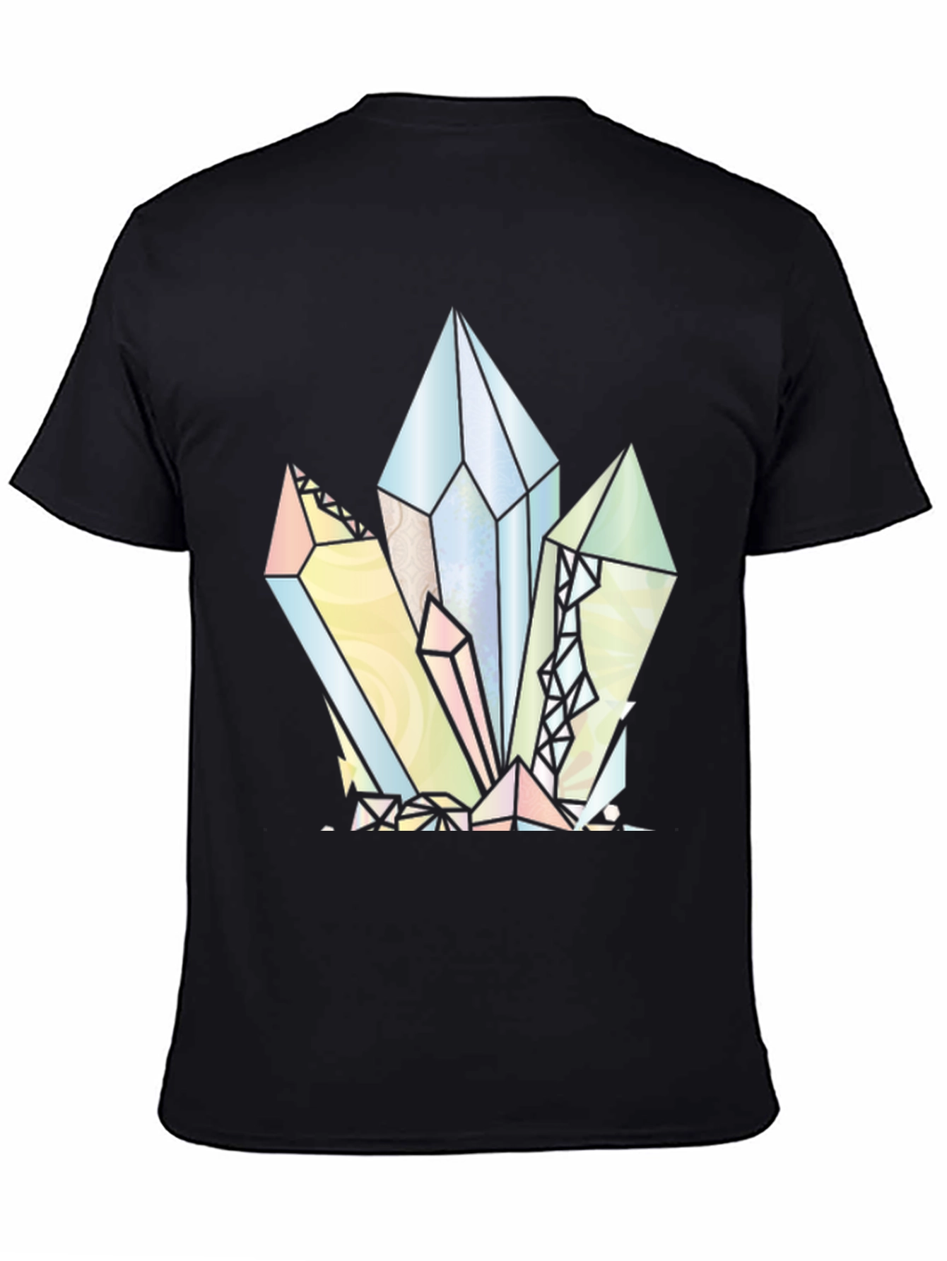 Crystal Cluster Graphic Tee - Black