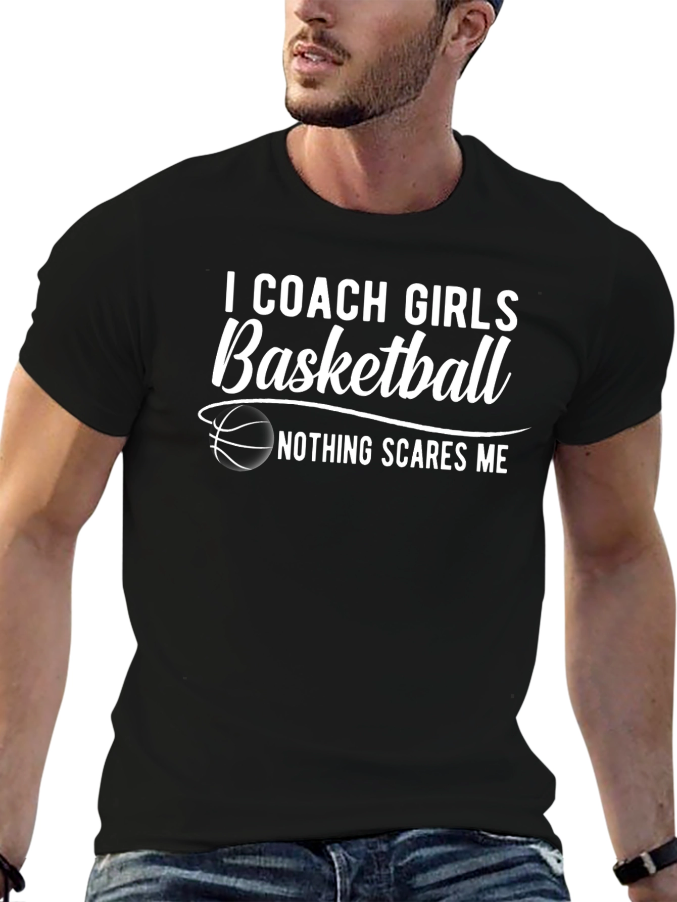 I Coach Girls Basketball T-Shirt - Funny Coach Tee