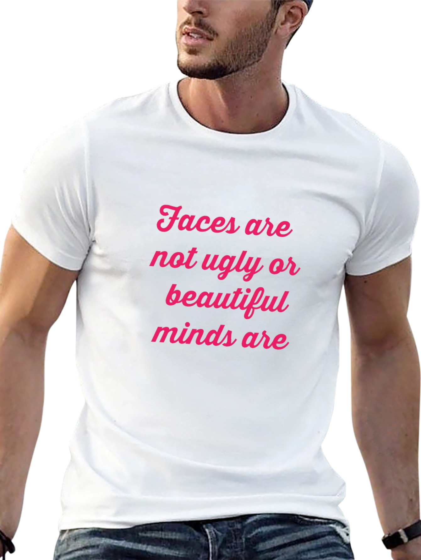 Faces are not ugly T-shirt