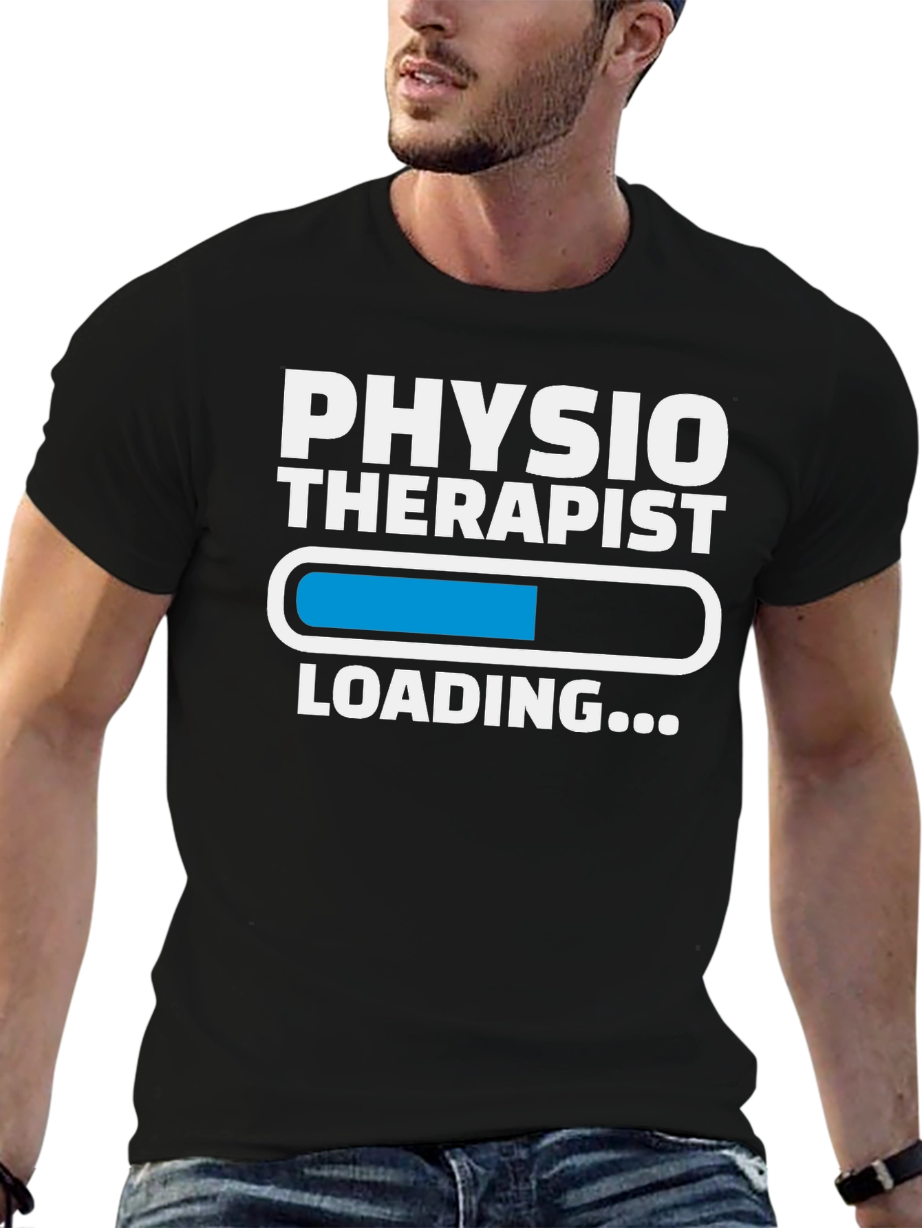 Physio Therapist Loading Graphic T-Shirt