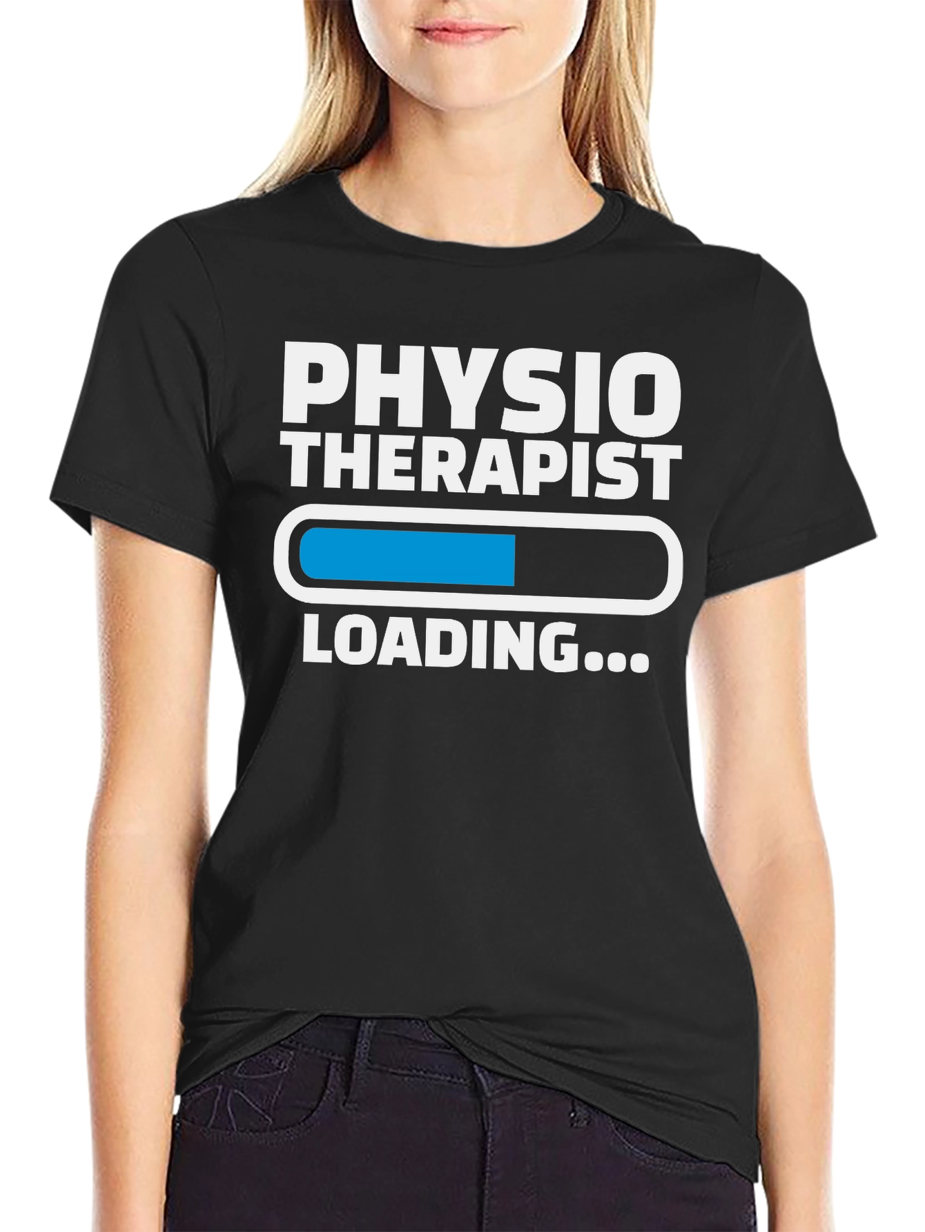 Physio Therapist Loading Graphic T-Shirt