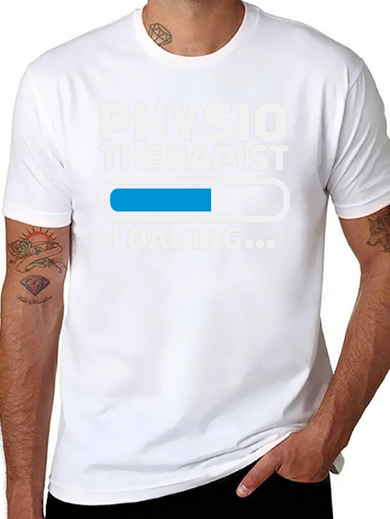 Physio Therapist Loading Graphic T-Shirt
