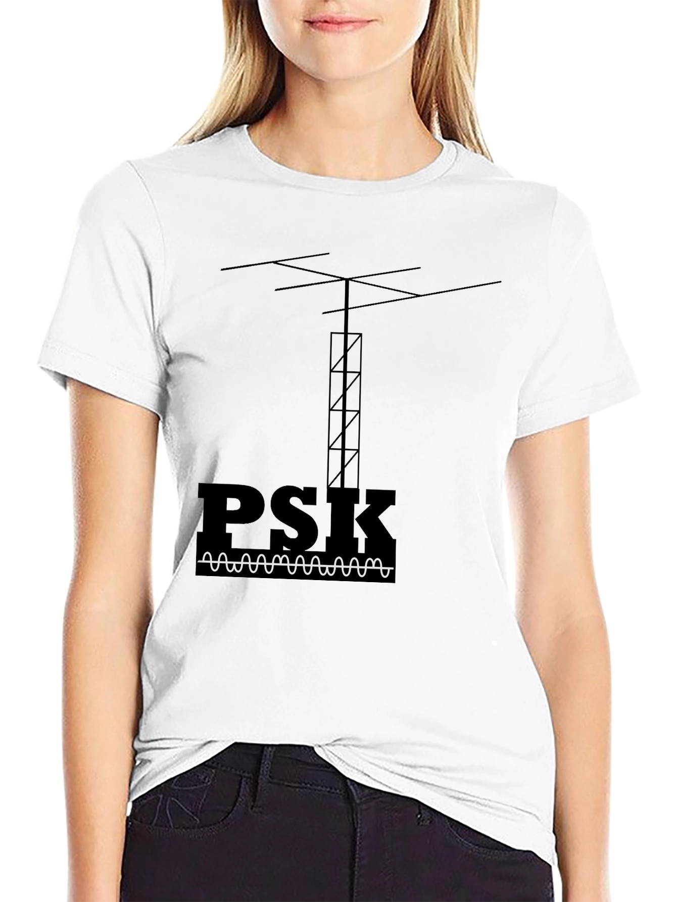 PSK Amateur Radio T-Shirt - Black