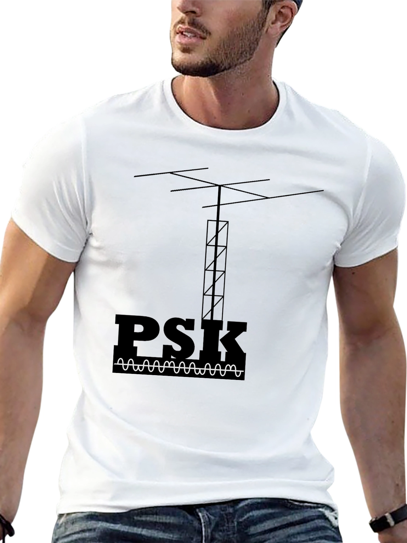 PSK Amateur Radio T-Shirt - Black