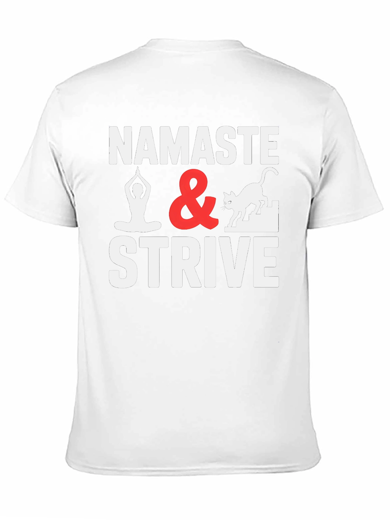 Namaste & Strive Graphic Tee Yoga Lover Shirt
