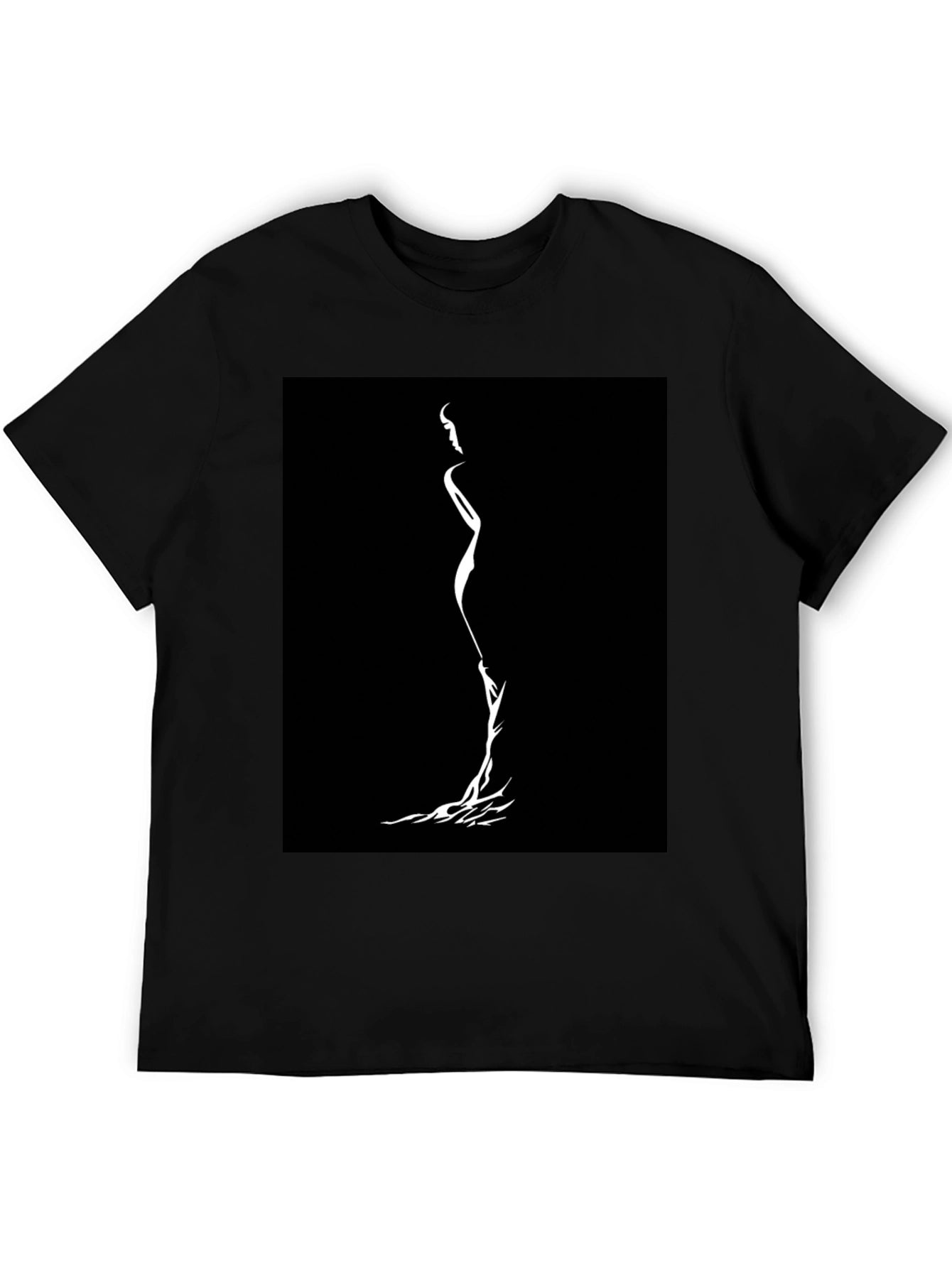 Silhouette Art Black Tee