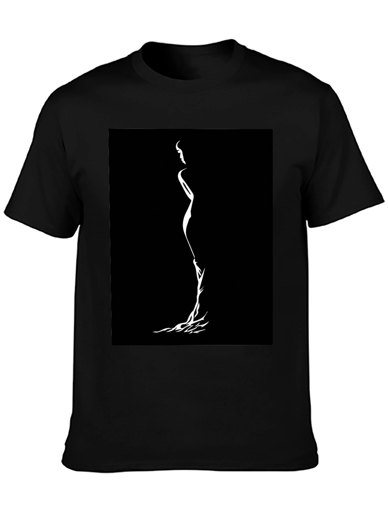 Silhouette Art Black Tee